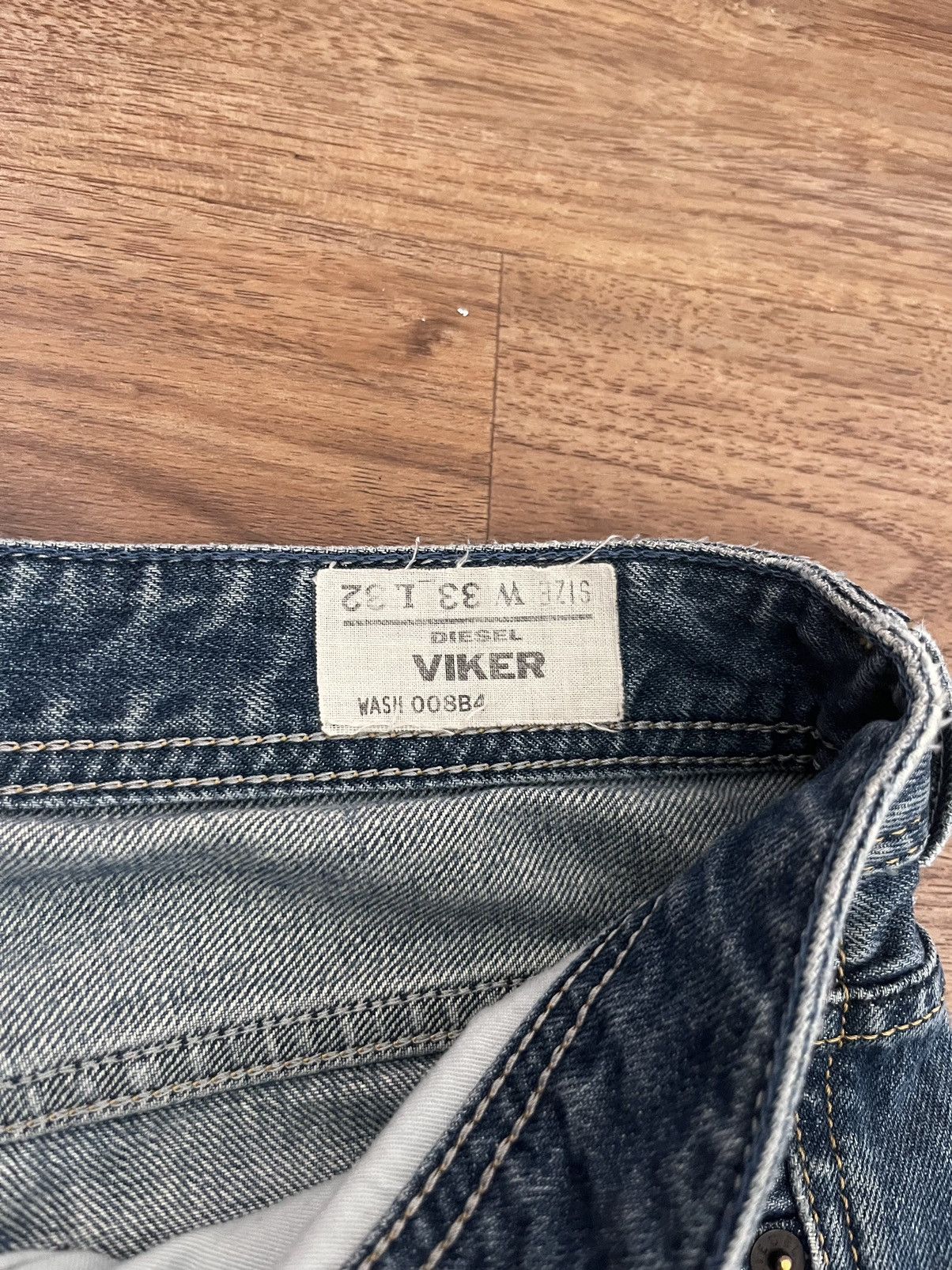 Diesel Diesel D Viker Jeans Size US 33 - 4 Thumbnail