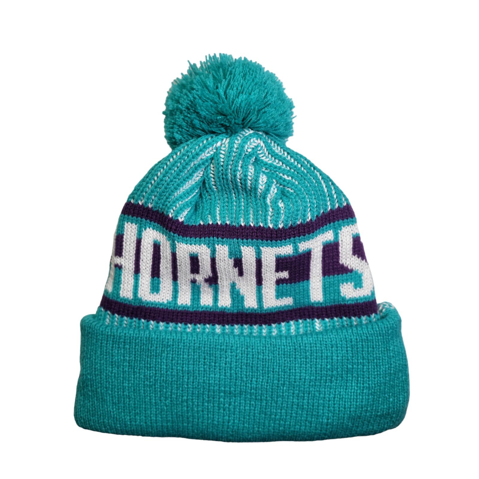 Other NWT Charlotte Hornets Sports Knit‎ Pom Beanie Fleece Lined Size ONE SIZE - 4 Thumbnail