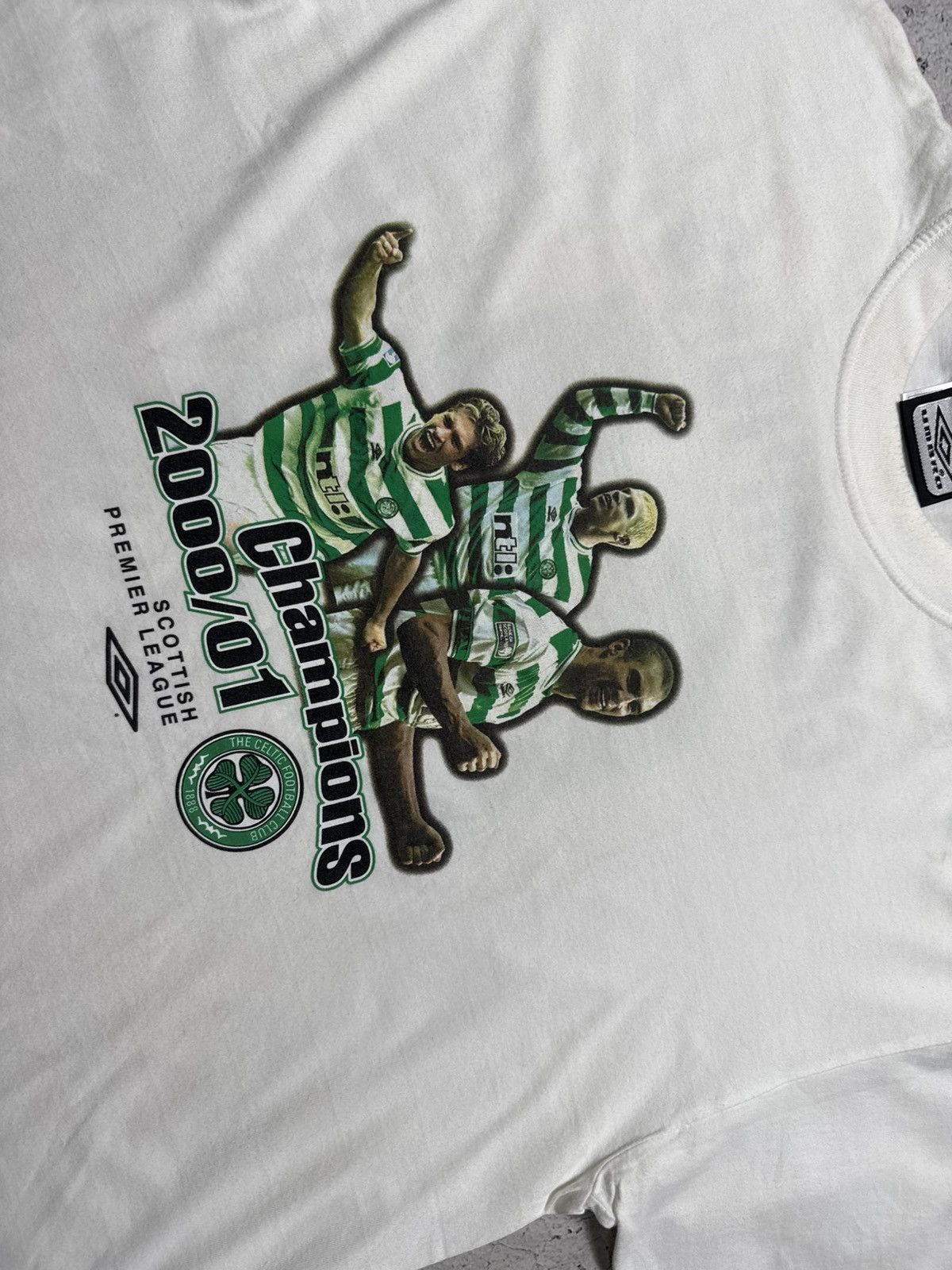 Umbro Umbro FC Celtic Champions 2000/2001 Vintage Shirt Soccer 01 Size US XL / EU 56 / 4 - 4 Thumbnail