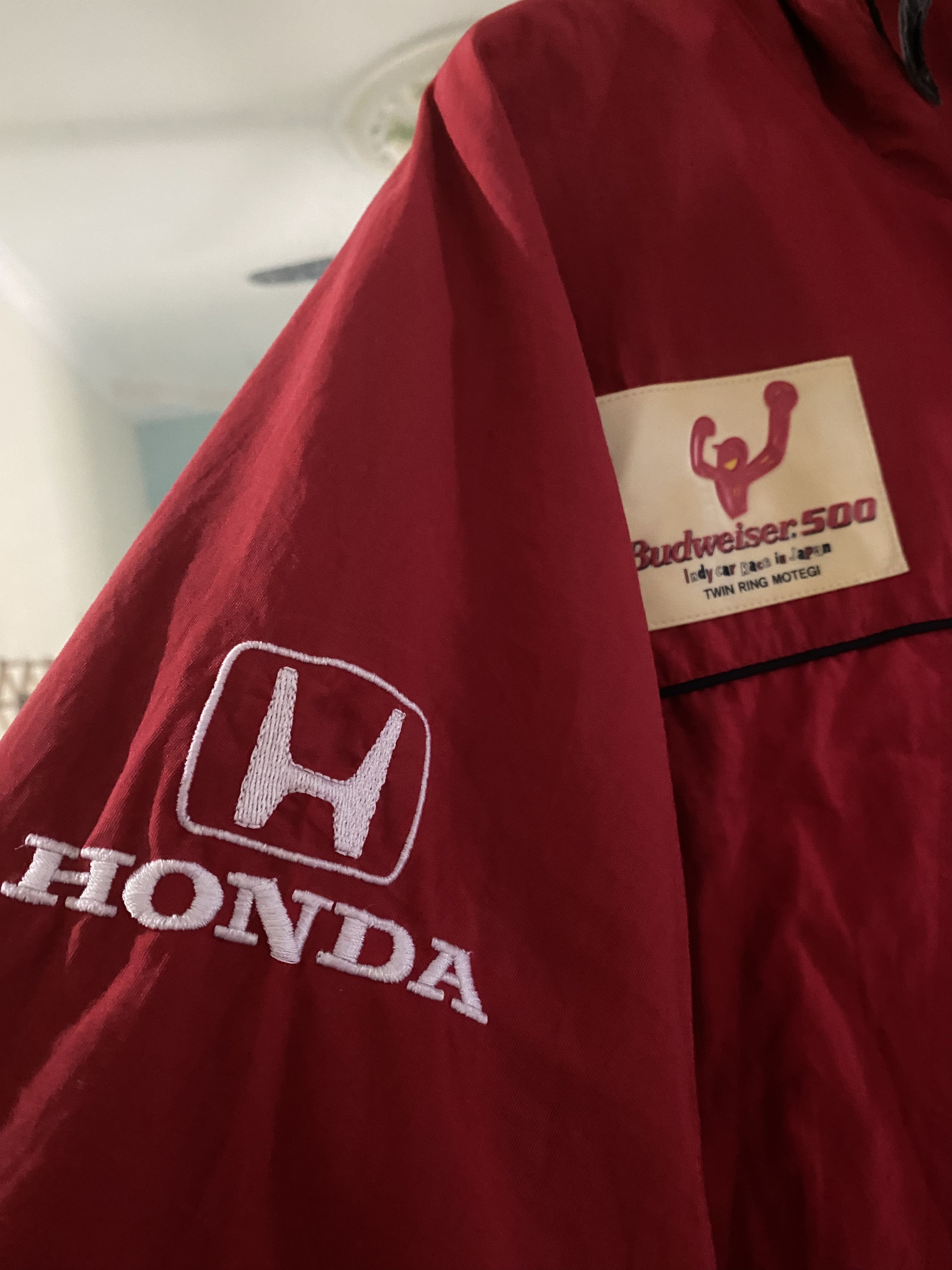 Honda × Vintage Vintage Honda Light Jacket Hoodie Honda Racing L Size Size US L / EU 52-54 / 3 - 4 Thumbnail