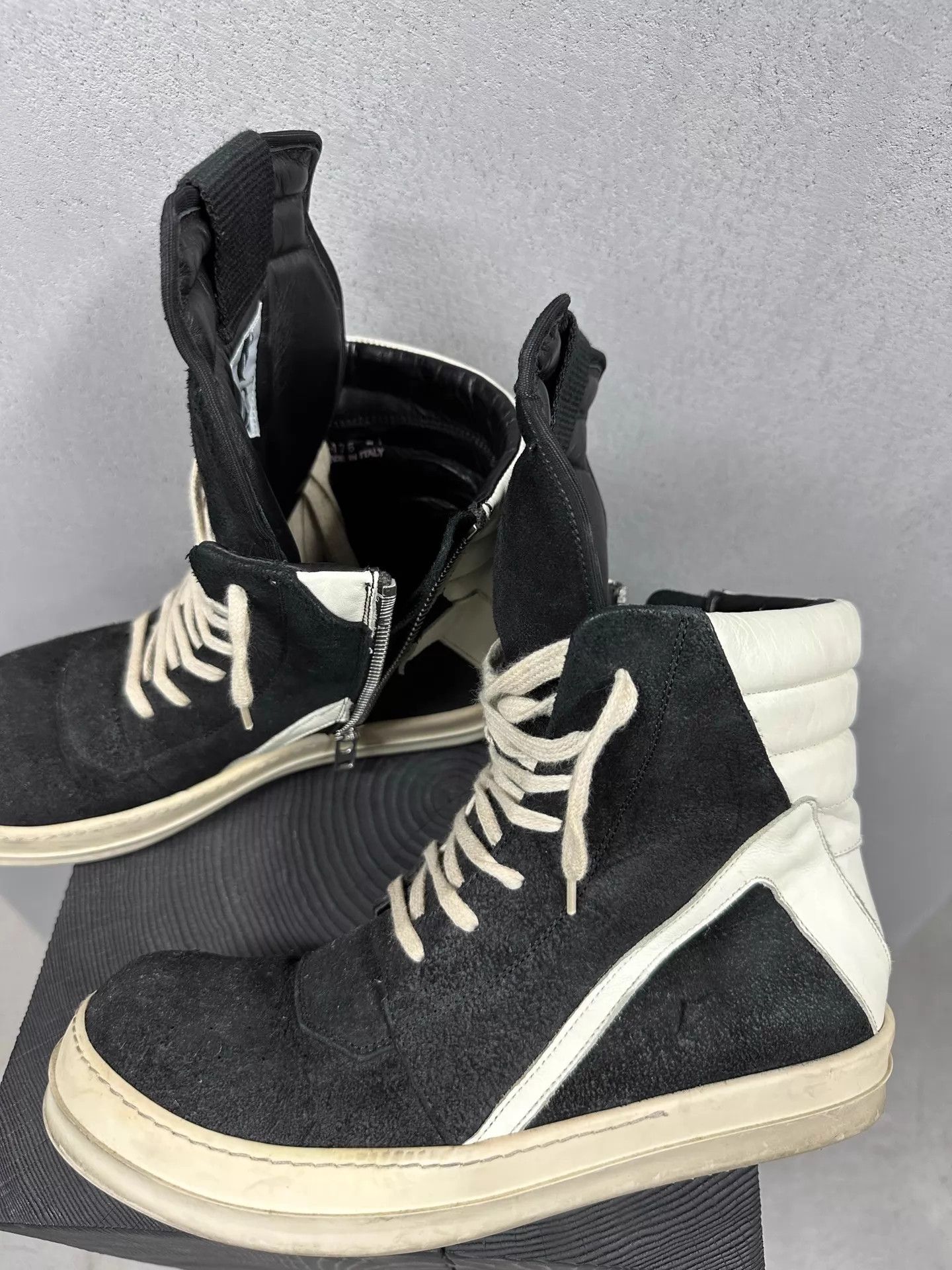 Rick Owens Rick Owens Early Special Leather InvertedTriangle 41 (42-43) Size US 8 / EU 41 - 4 Thumbnail