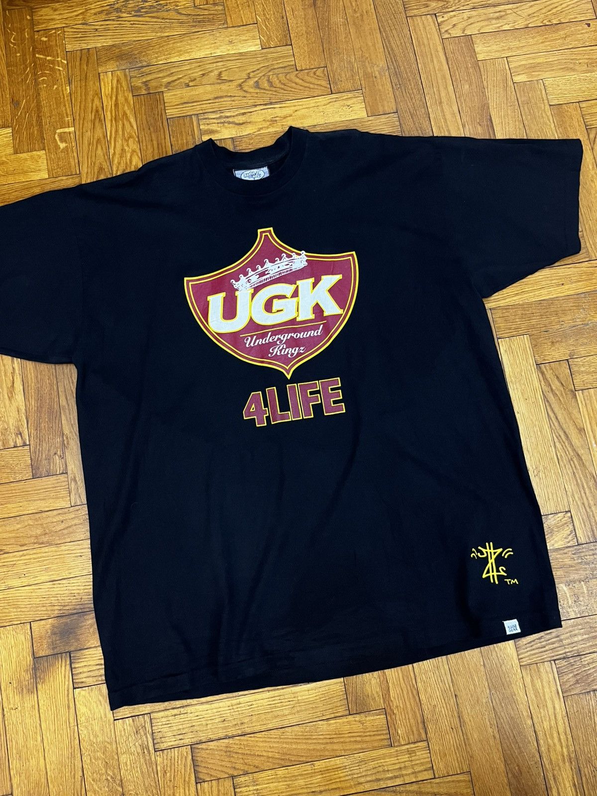 Rap Tees RARE VINTAGE 2000S PIMPC & BUN B UGK 4 LIFE ALGIERZ RAP TEE Size US XXL / EU 58 / 5 - 1 Thumbnail