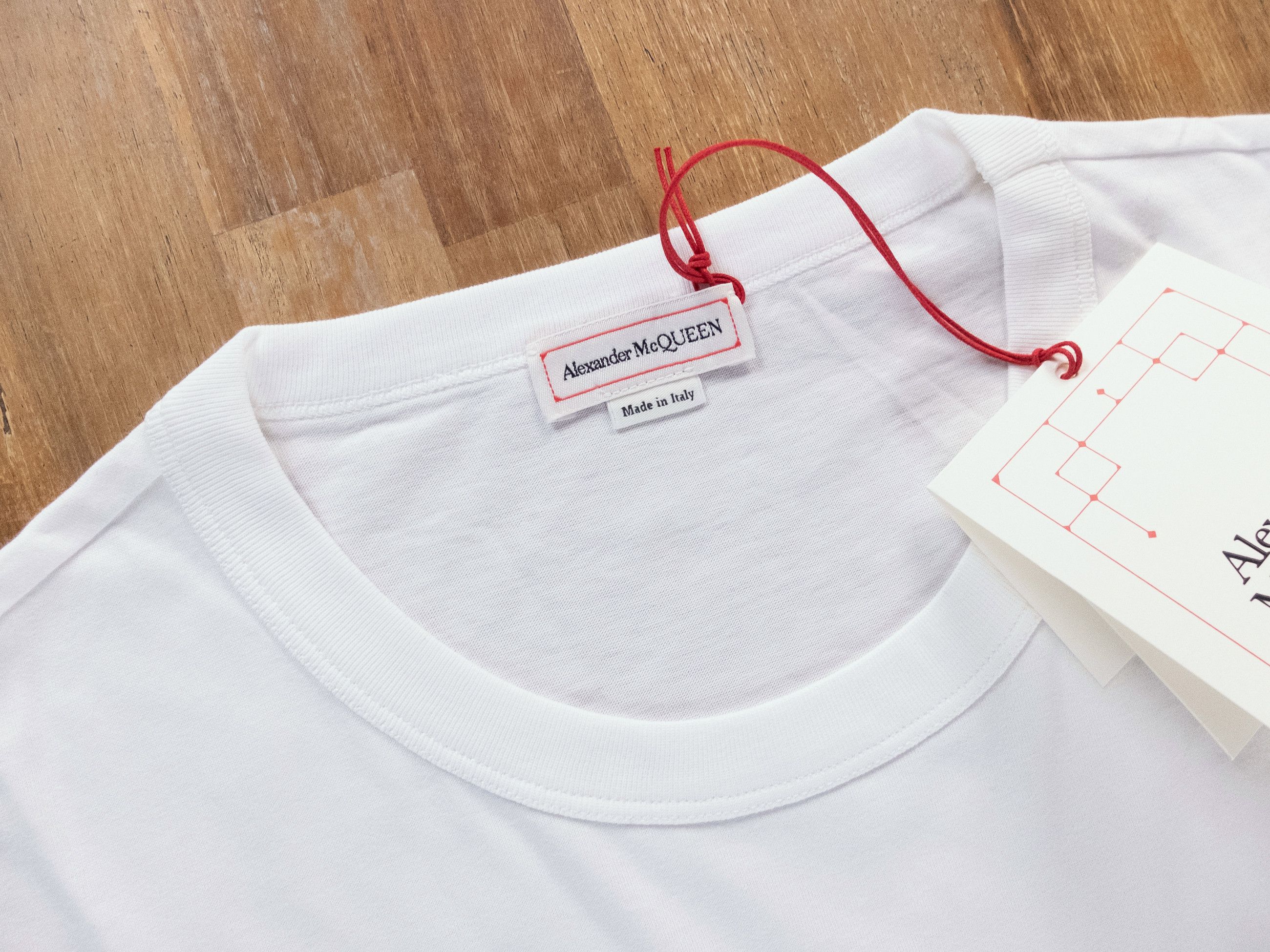 Alexander McQueen ALEXANDER MCQUEEN white Triple Iconic Logo t-shirt Medium Size US M / EU 48-50 / 2 - 4 Thumbnail