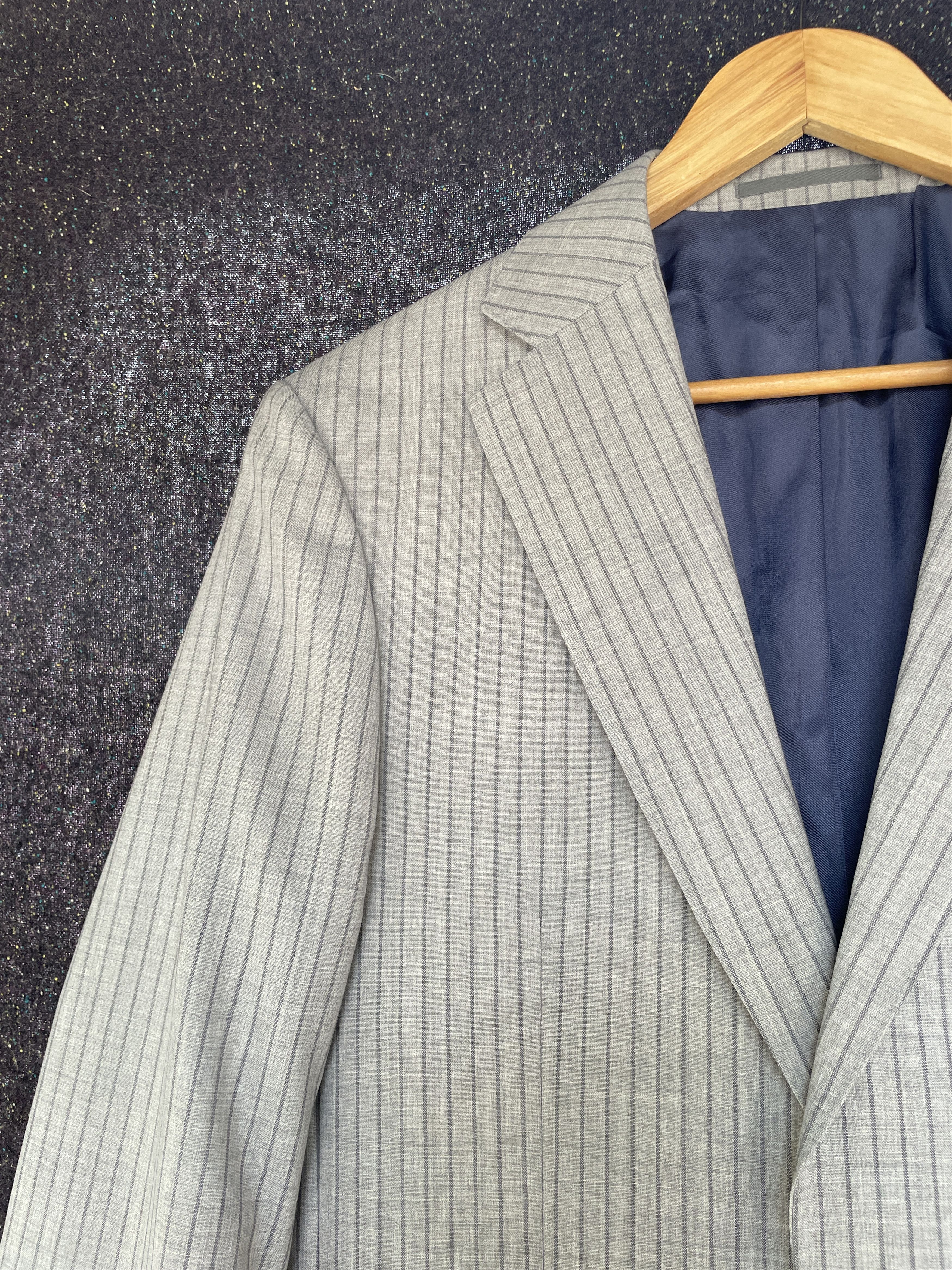 Suitsupply Suitsupply Striped Gray Pure Wool Sport Coat Blazer Size 36R - 5 Thumbnail