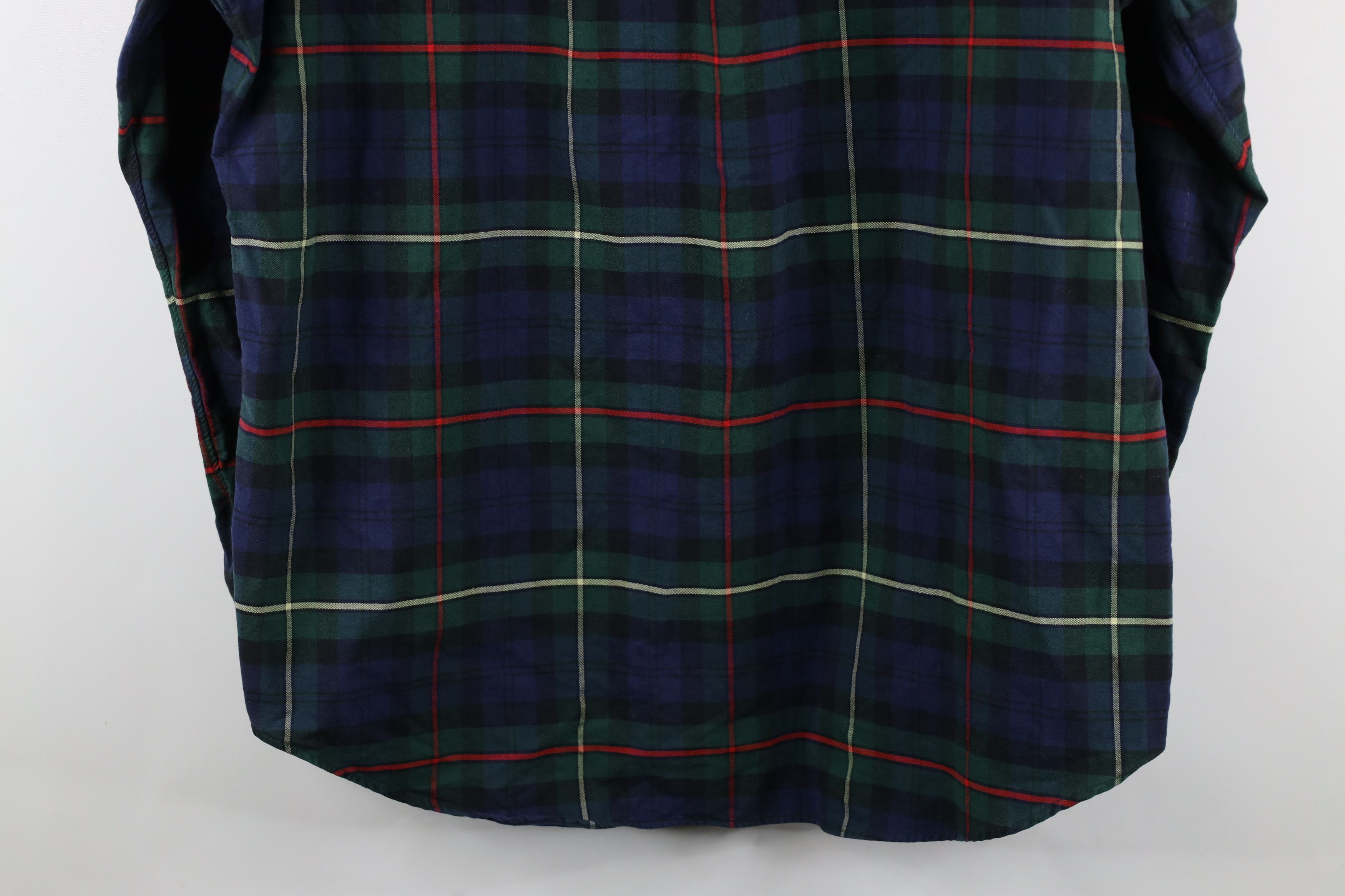 Ralph Lauren × Vintage Vintage Ralph Lauren Collared Button Down Shirt Plaid Size US XXL / EU 58 / 5 - 10 Thumbnail