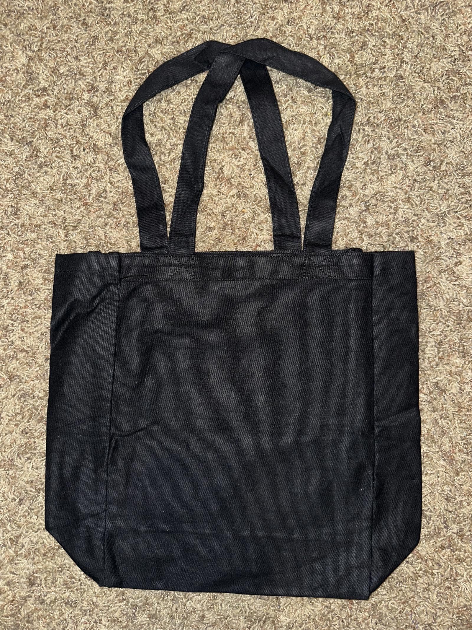 Nike NIKE Canvas TOTE Bag Black Washington Heights Size ONE SIZE - 6 Thumbnail