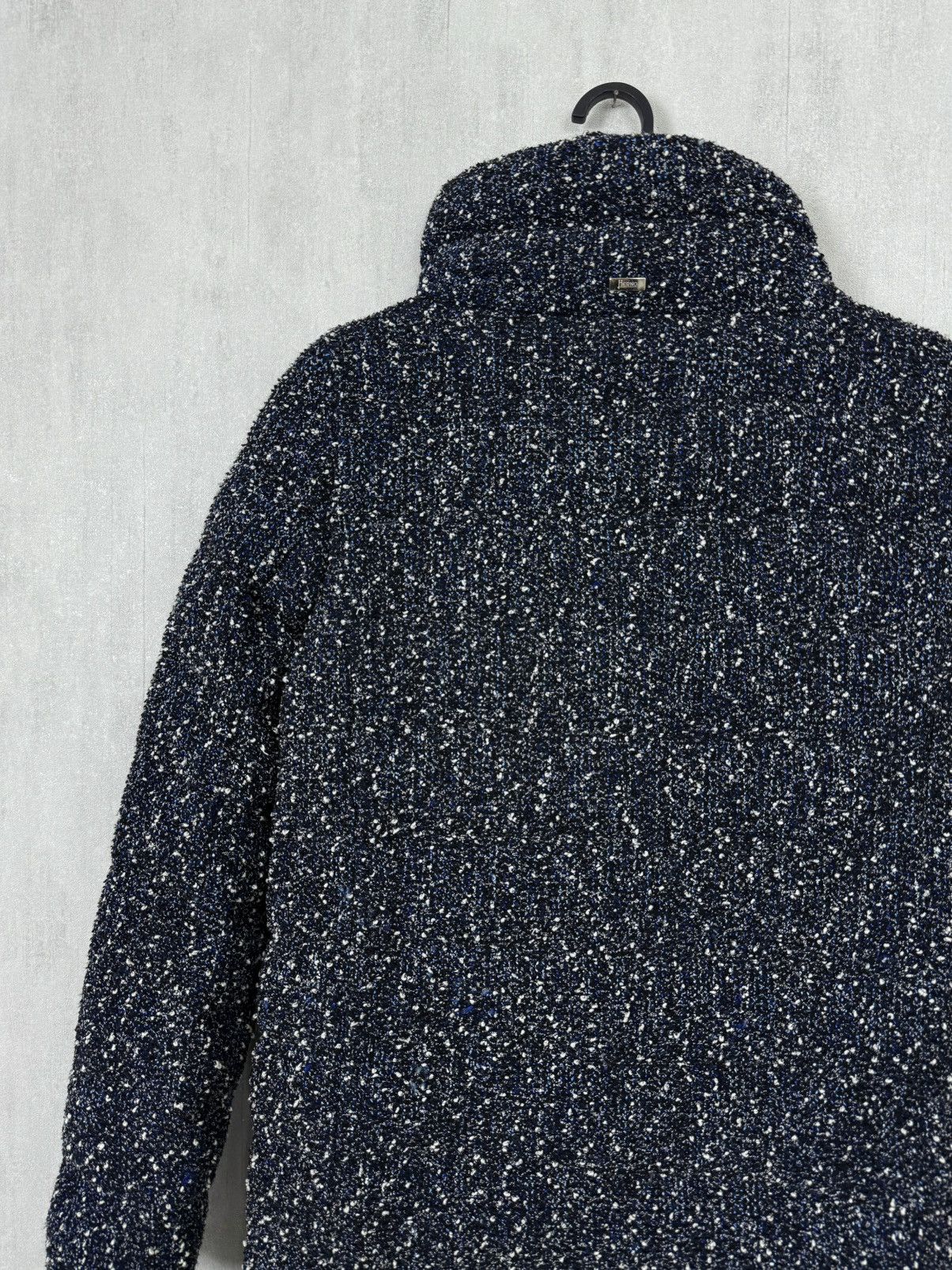 Herno Herno Women’s Tweed Down Long Jacket Size 40-42(?) Size S / US 4 / IT 40 - 12 Thumbnail