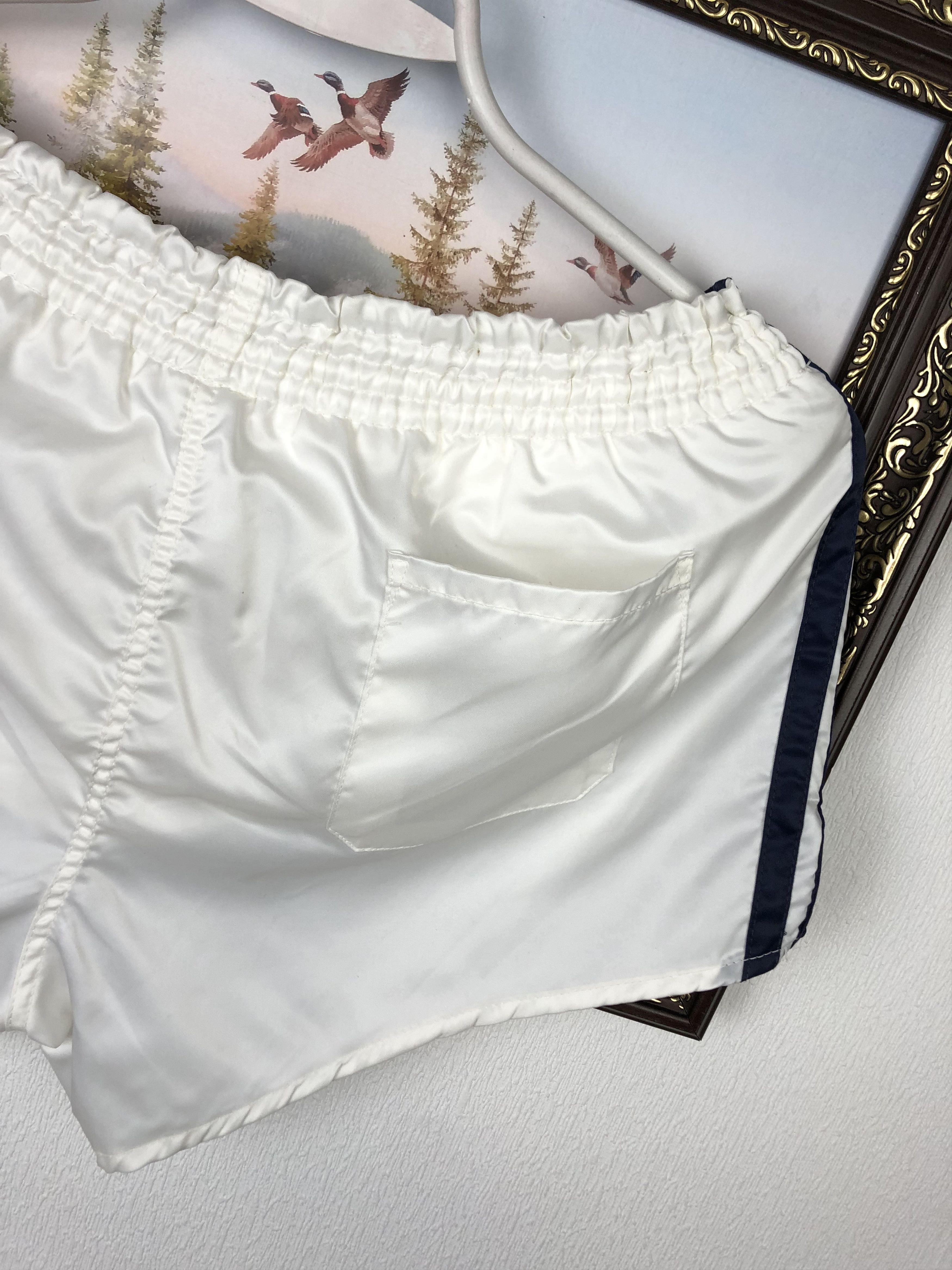 Adidas Vintage Adidas West Germany Nylon White Shorts Athletic Size US 32 / EU 48 - 11 Thumbnail