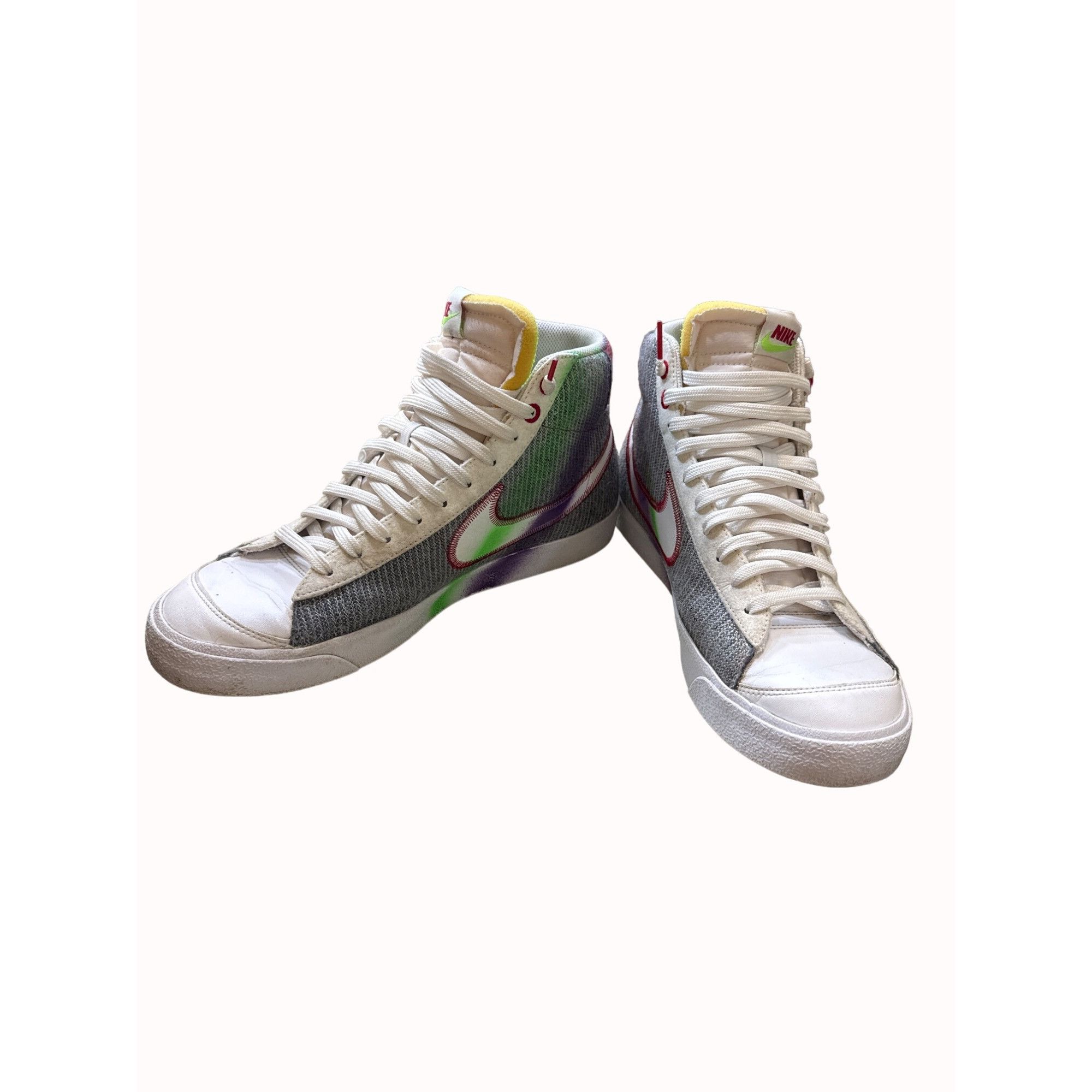 Nike Nike Blazer mid 77 recycled jerseys gray red men’s basketbal Size US 11.5 / EU 44-45 - 3 Thumbnail