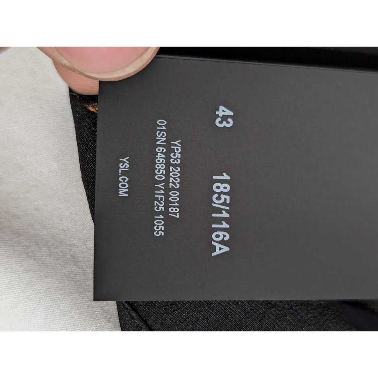 Saint Laurent Paris o1rshd1 Collar Classic Shirt in Black/Gold Size US XL / EU 56 / 4 - 14 Thumbnail