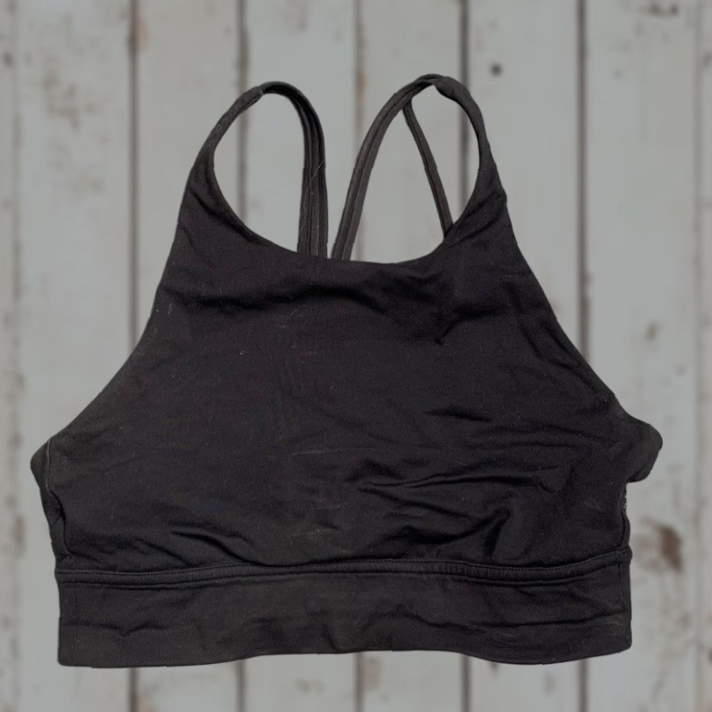 Lululemon Lululemon Bra Sports Black Women M Soul Cycle Strappy Sports Bra 6 Womens Size ONE SIZE - 1 Thumbnail