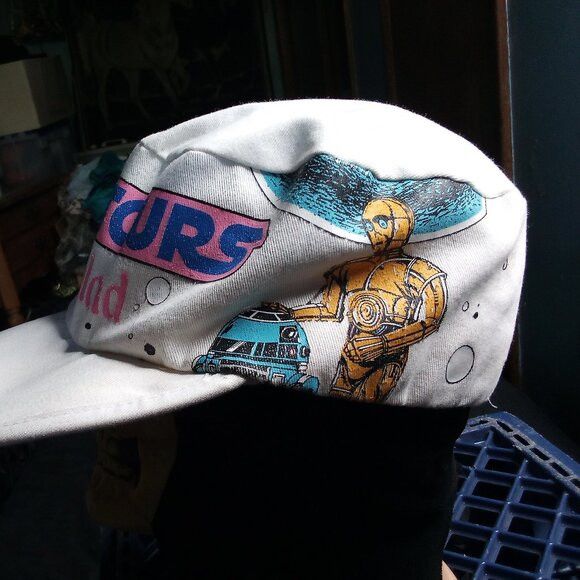 Disney Vintage Disneyland Star Tours Painter Hat Cap Size ONE SIZE - 3 Thumbnail