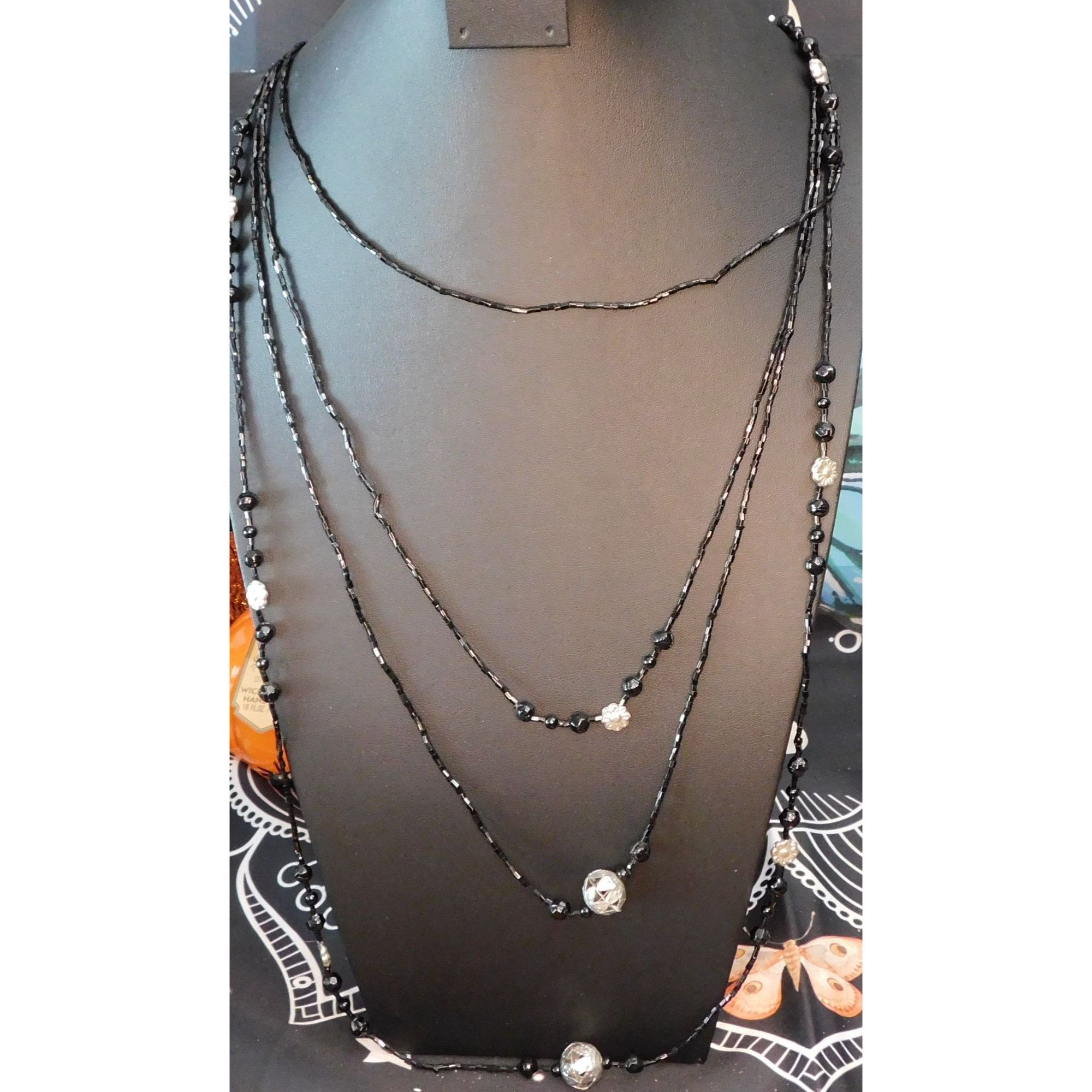 Other Gothic Multilayer Glass BeadedNecklace Size ONE SIZE - 1 Thumbnail