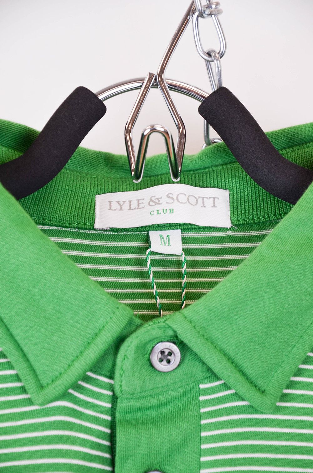 Lyle & Scott Lyle and Scott Club Golf Green Stripe Polo Shirt - M Size US M / EU 48-50 / 2 - 5 Thumbnail