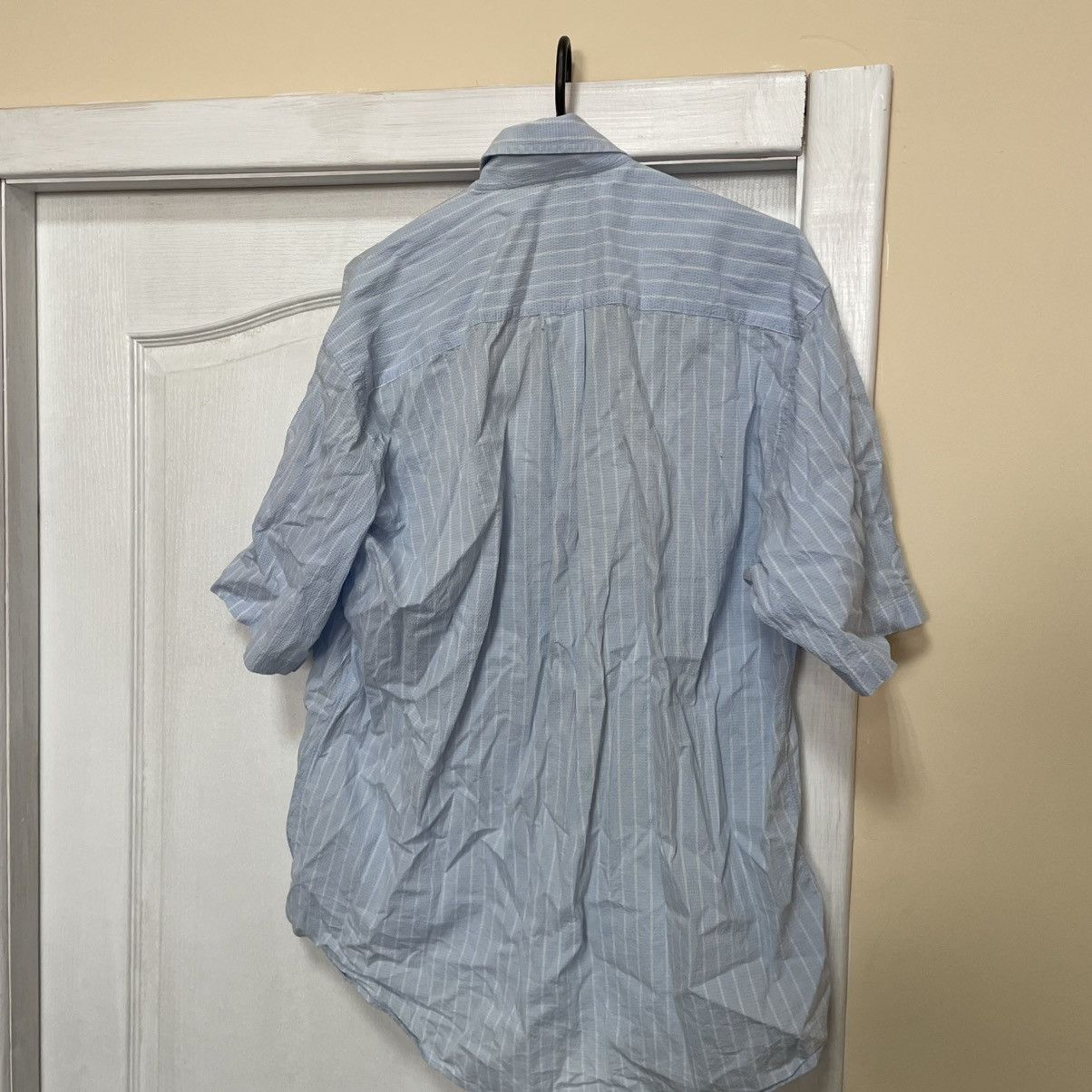 Burberry × Flannel × Vintage Burberry Shirt baby blue striped Hawaii tee Usa nova check Size US L / EU 52-54 / 3 - 6 Thumbnail