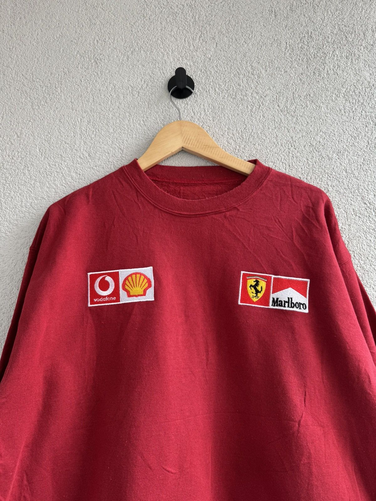 Marlboro Vintage Ferrari Marlboro Racing Sweatshirt Red F1 Size US L / EU 52-54 / 3 - 2 Thumbnail