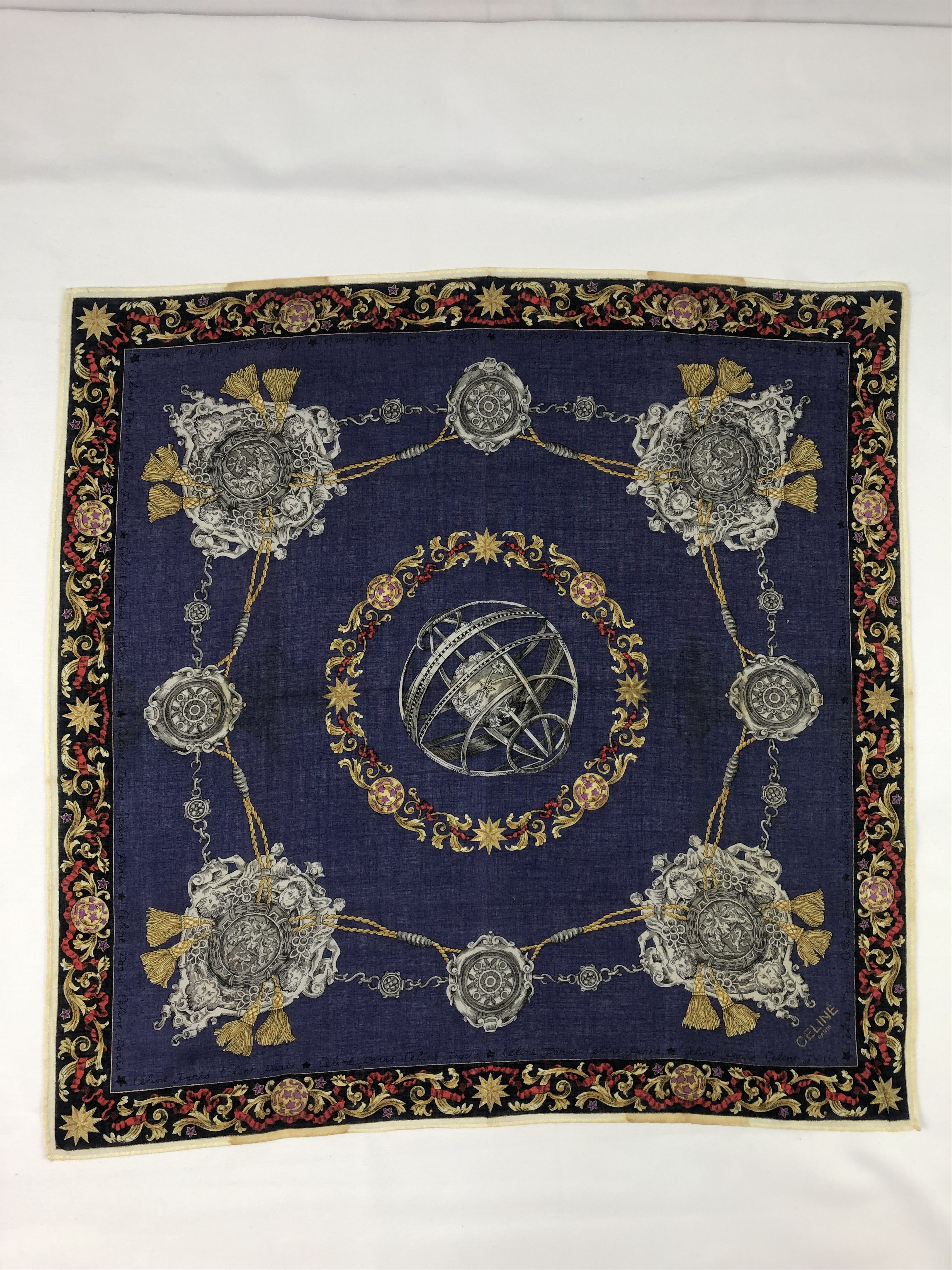 Celine Celine Handkerchief / Bandana / Neckerchief / Headscarf Size ONE SIZE - 3 Thumbnail