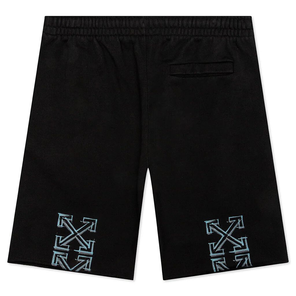 Off-White o1gr1nt0125 Marker Sweat Short in Black Size US 28 / EU 44 - 2 Thumbnail
