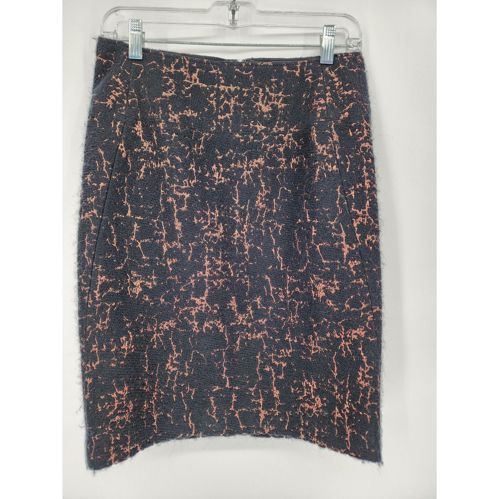 Donna Karan Donna Karan Collection Black Wool Blend Skirt Women's Size 4 Size 27" / US 4 / IT 40 - 8 Thumbnail