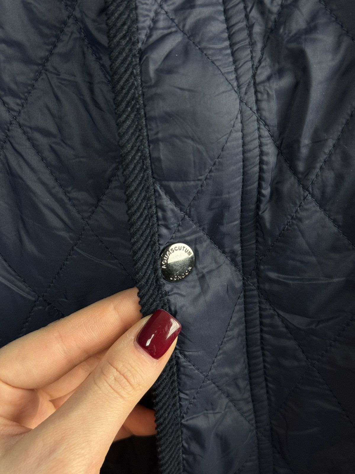 Aquascutum Aquascutum Men’s Quilted Check Lined Jacket Size S Size US S / EU 44-46 / 1 - 9 Thumbnail