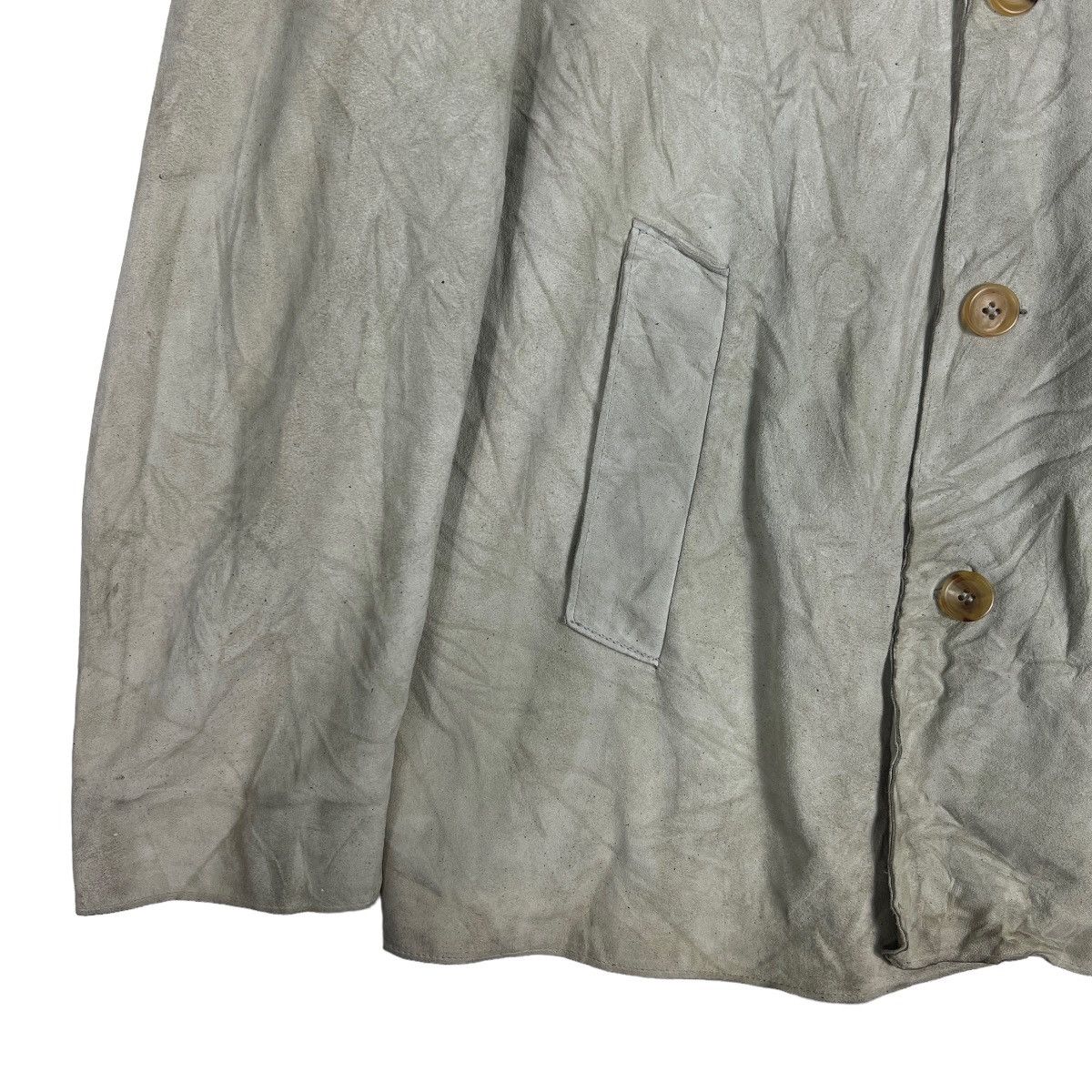 Nicole Farhi 🔥 NICOLE FARHI BUTTON LEATHER JACKET SIZE L ON TAG Size US L / EU 52-54 / 3 - 4 Thumbnail