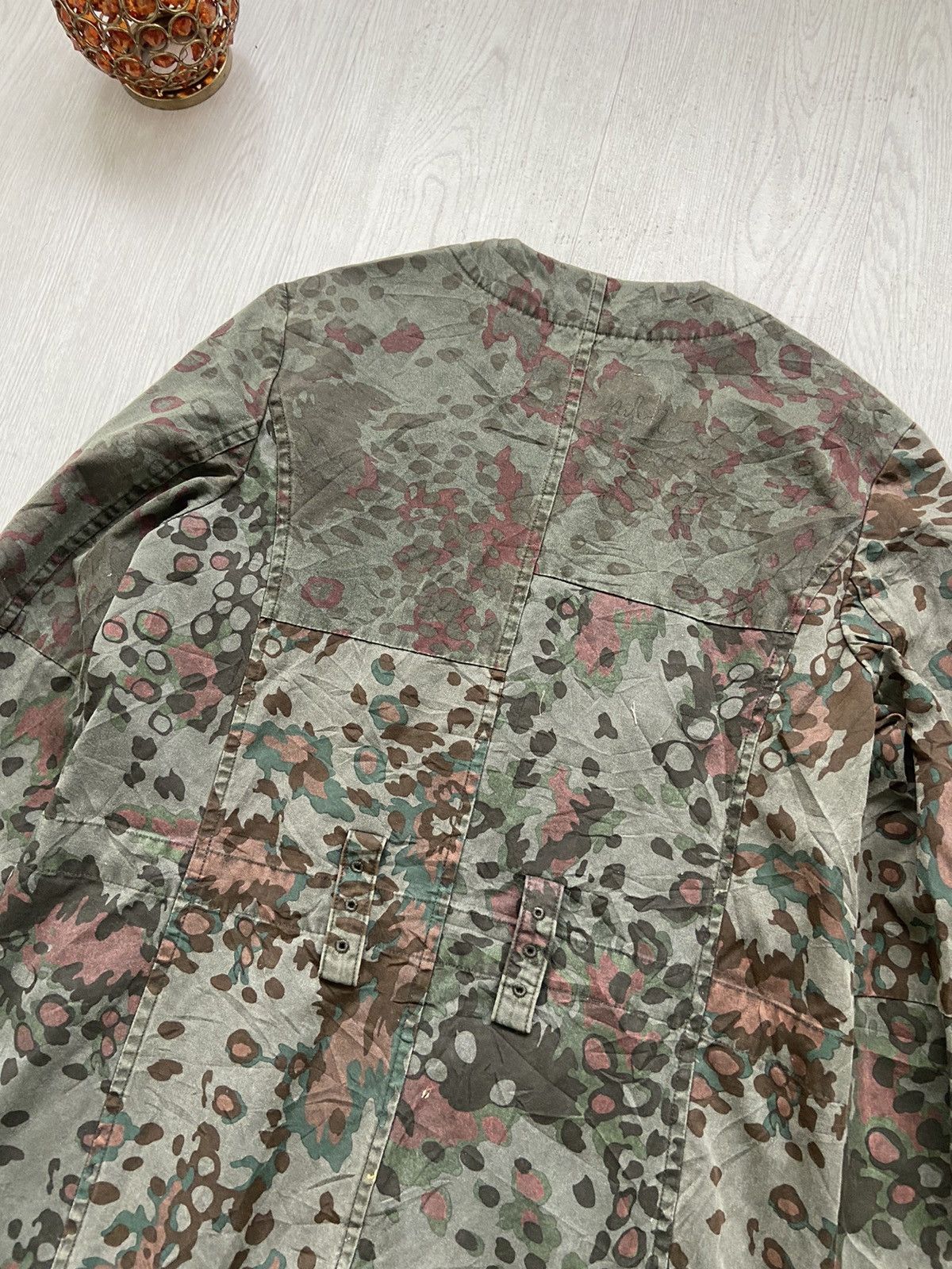 Issey Miyake × Sunao Kuwahara Vintage Archive 1990’s Sunaokuwahara Patchwork Army Jacket Size M / US 6-8 / IT 42-44 - 8 Thumbnail