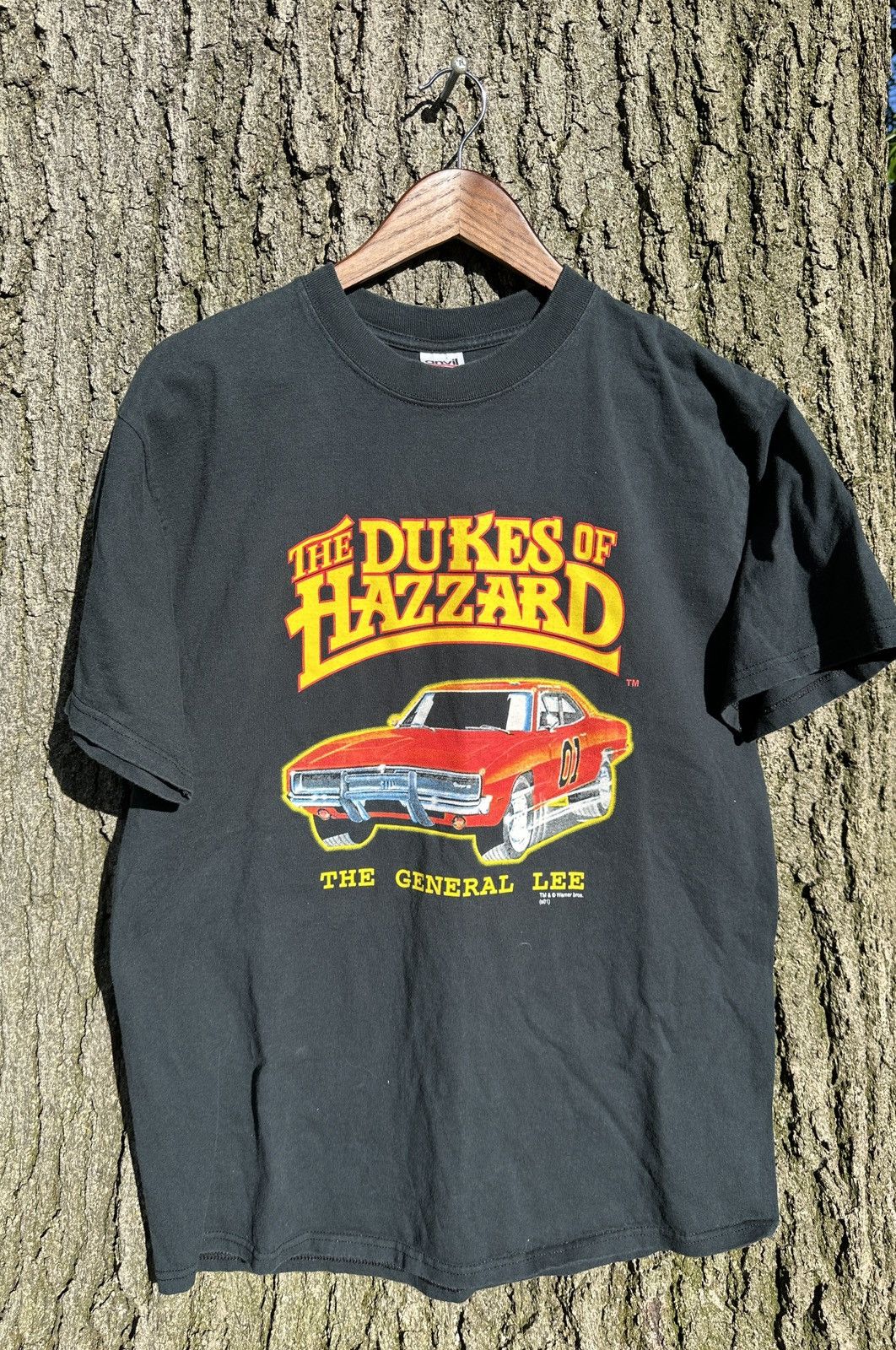 Anvil × Vintage × Warner Bros Vintage The Dukes Of Hazard Black Graphic T Shirt Size US L / EU 52-54 / 3 - 1 Thumbnail