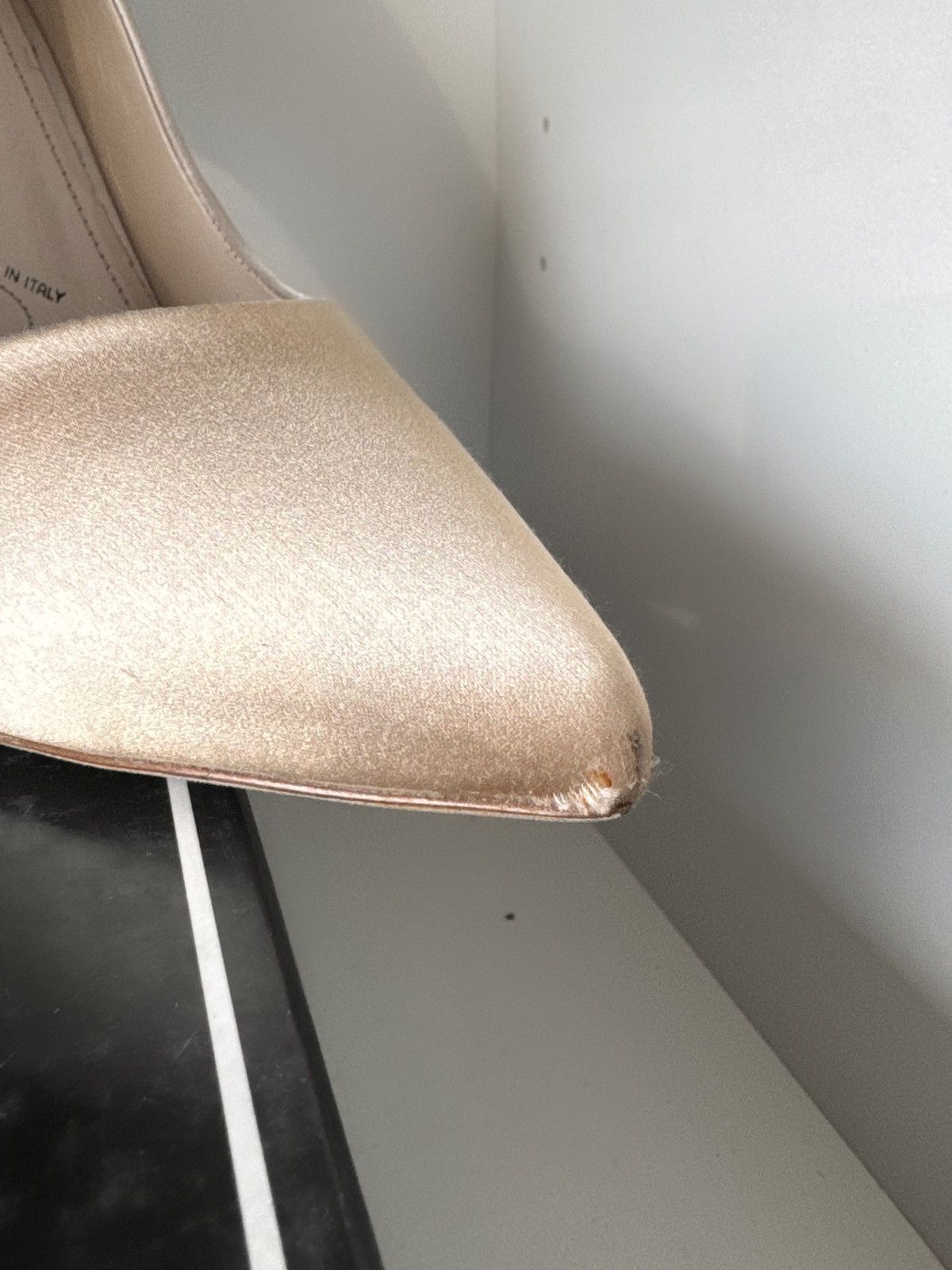 Paciotti Cesare Paciotti Dagger Heels – Gold Satin Edition Size US 7.5 / IT 37.5 - 12 Thumbnail