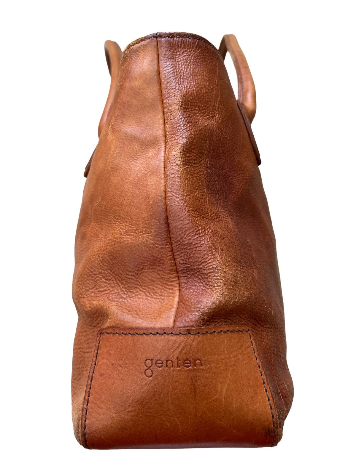 Leather Genten Japan Patina Leather Shoulder Bag Size ONE SIZE - 8 Thumbnail