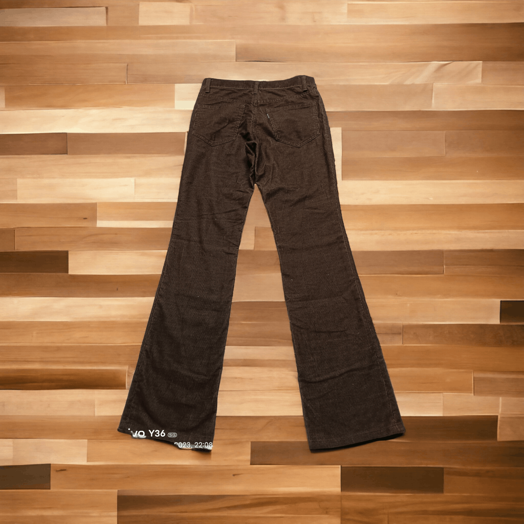 Tornado Mart Rare!!🇯🇵Tornado Mart Minimalist Flare Corduroy Jeans Size US 28 / EU 44 - 2 Thumbnail