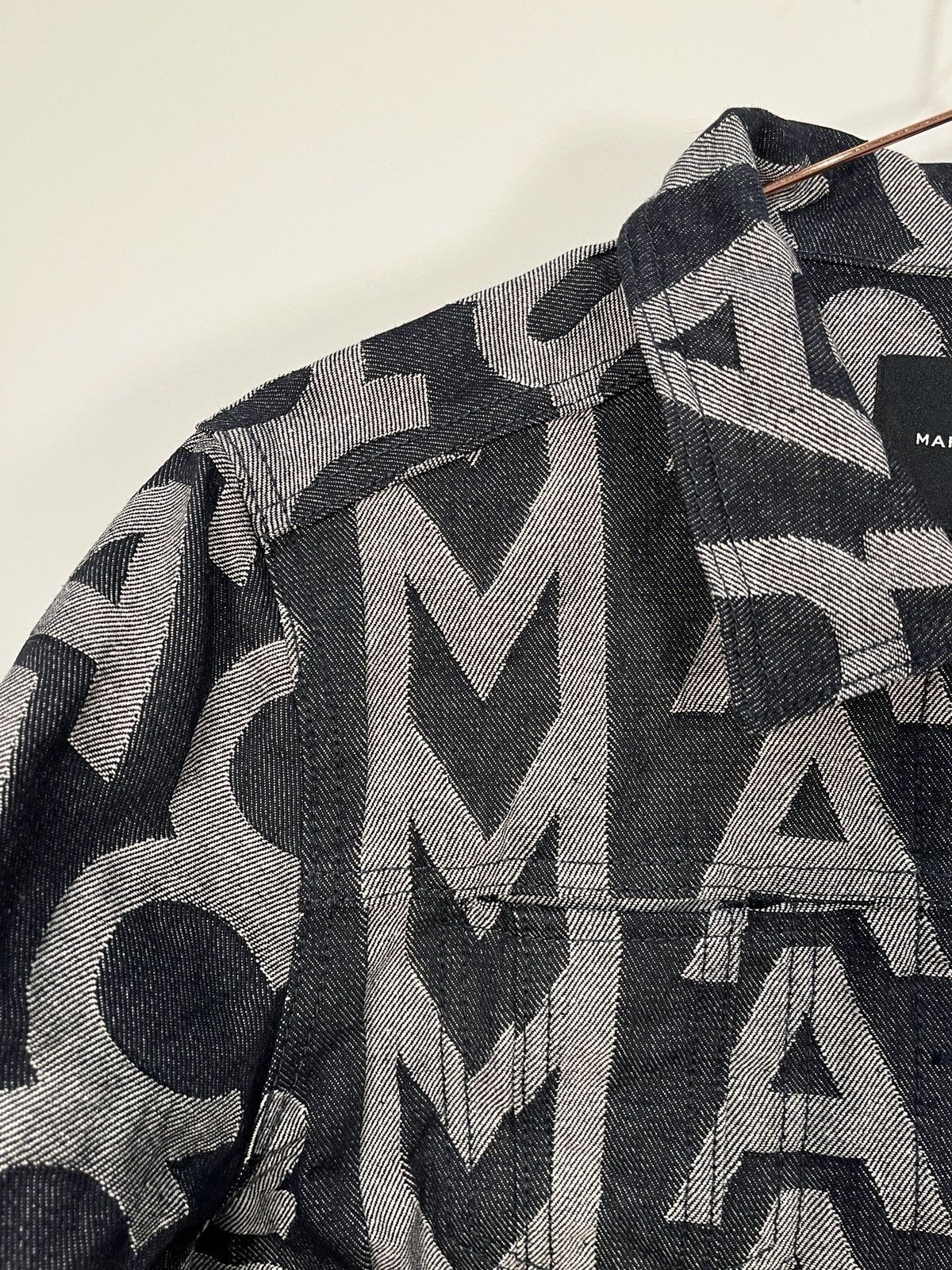 Marc Jacobs Marc Jacobs Raw Denim Monogram Jacket (unisex) Size US L / EU 52-54 / 3 - 17 Thumbnail