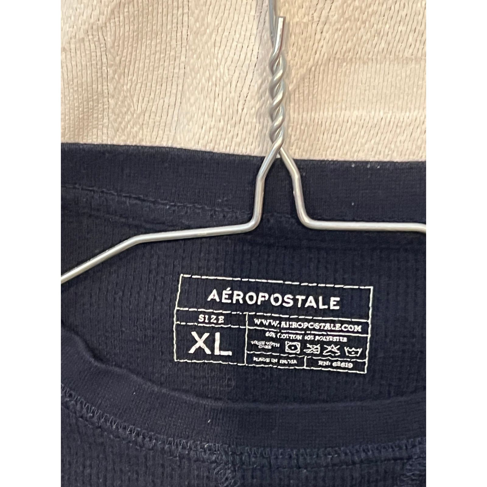Aeropostale Aeropostale Men's Crewneck Sweatshirt - Navy Blue - Size XL Size US M / EU 48-50 / 2 - 3 Thumbnail