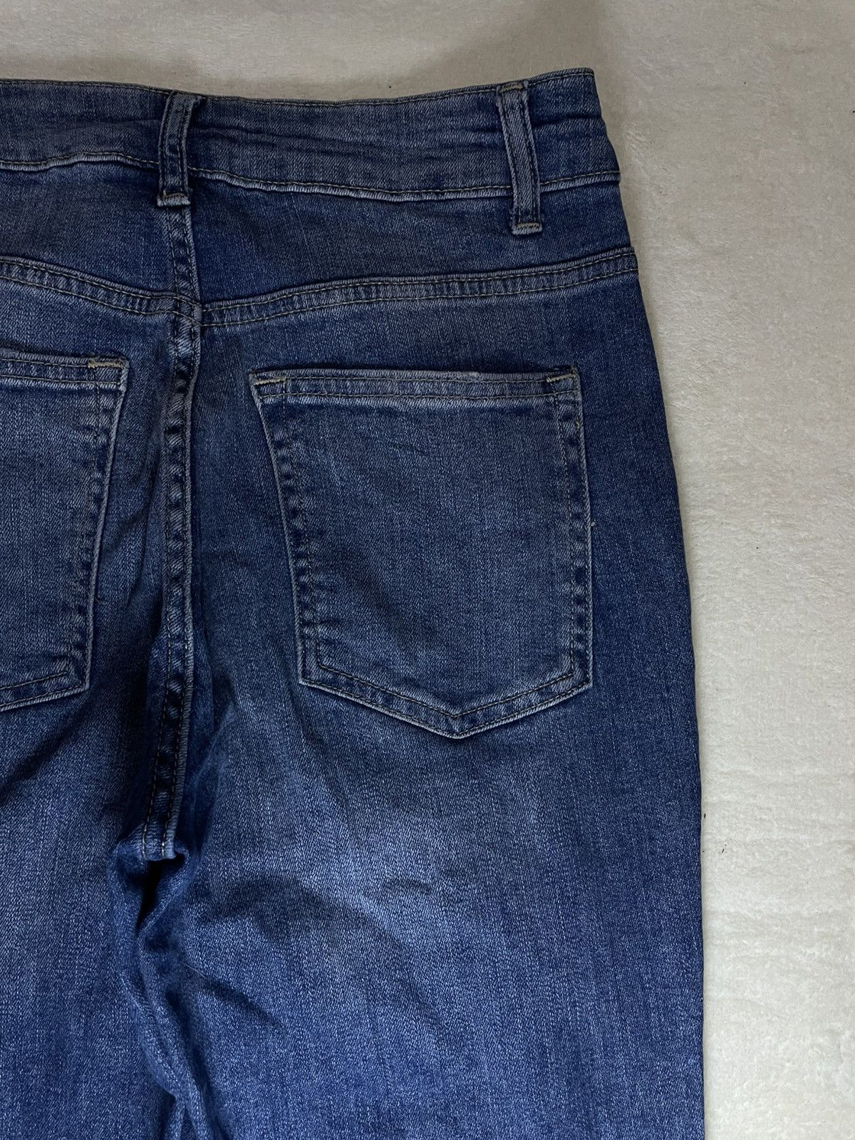 Divided Vintage Skinny Distress Faded Denim Jeans Size US 27 - 15 Thumbnail