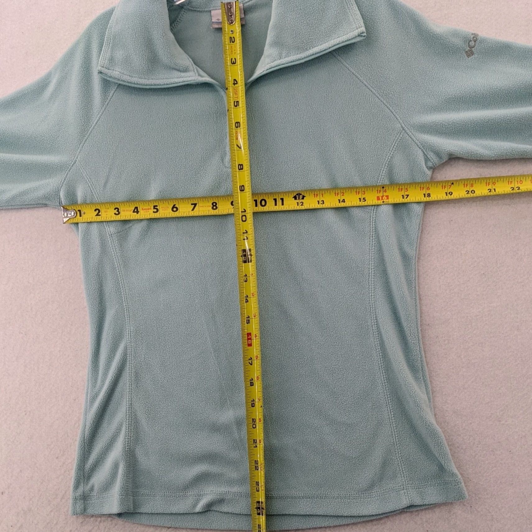 Vintage Columbia Fleece Pullover Shirt Women's M Blue Long Sleeve 1/4 Zip Sweater Size M / US 6-8 / IT 42-44 - 4 Thumbnail