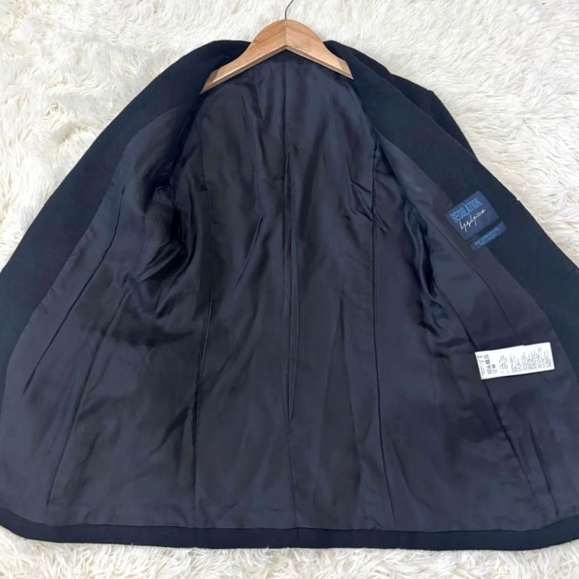 Yohji Yamamoto Yohji Yamamoto X Reguration Tailored Jacket Men Color Black Wool Size S Used Jacket Size US S / EU 44-46 / 1 - 3 Thumbnail