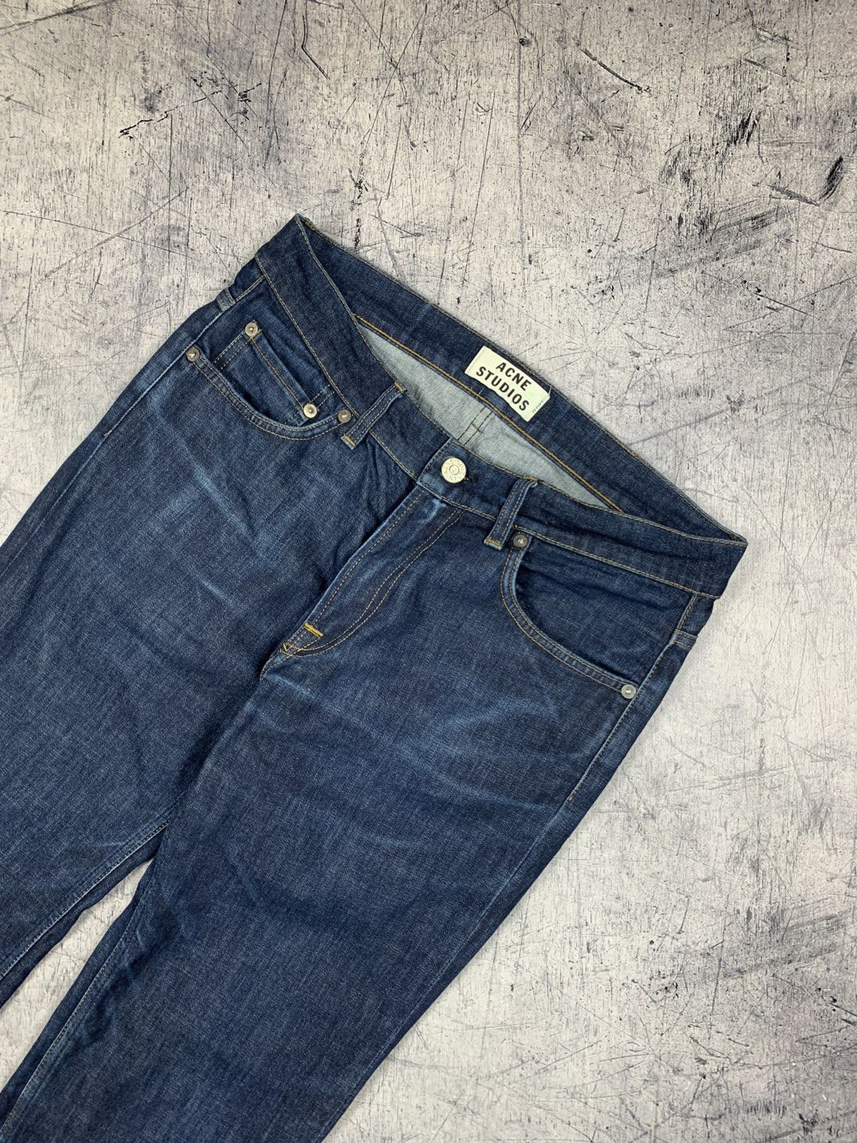 Acne Studios Acne Studios Ace Raw Gothic Jeans Luxury designer Size US 33 - 3 Thumbnail