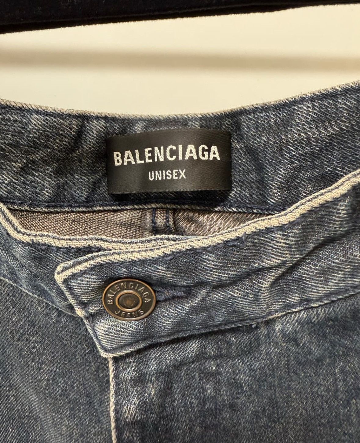 Balenciaga OG 21AW Japanese Denim Cargo Pants