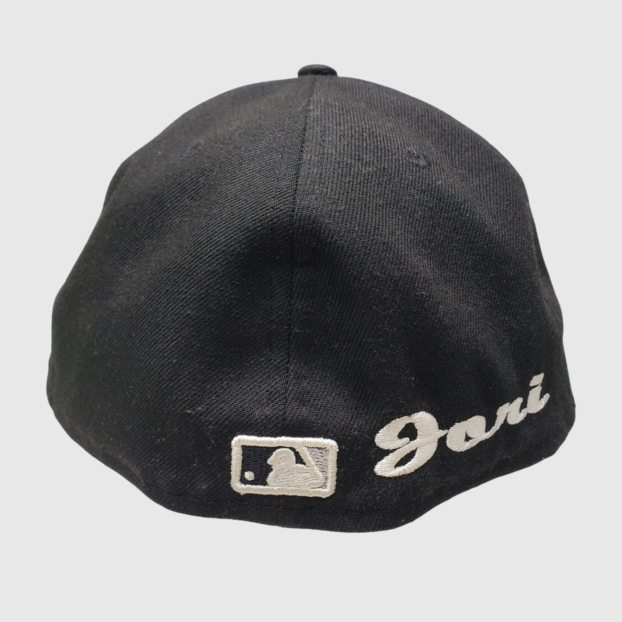 New Era New Era 59FIFTY Chicago White Sox Hat 7 1/2 Black Fitted Cap Size ONE SIZE - 4 Thumbnail