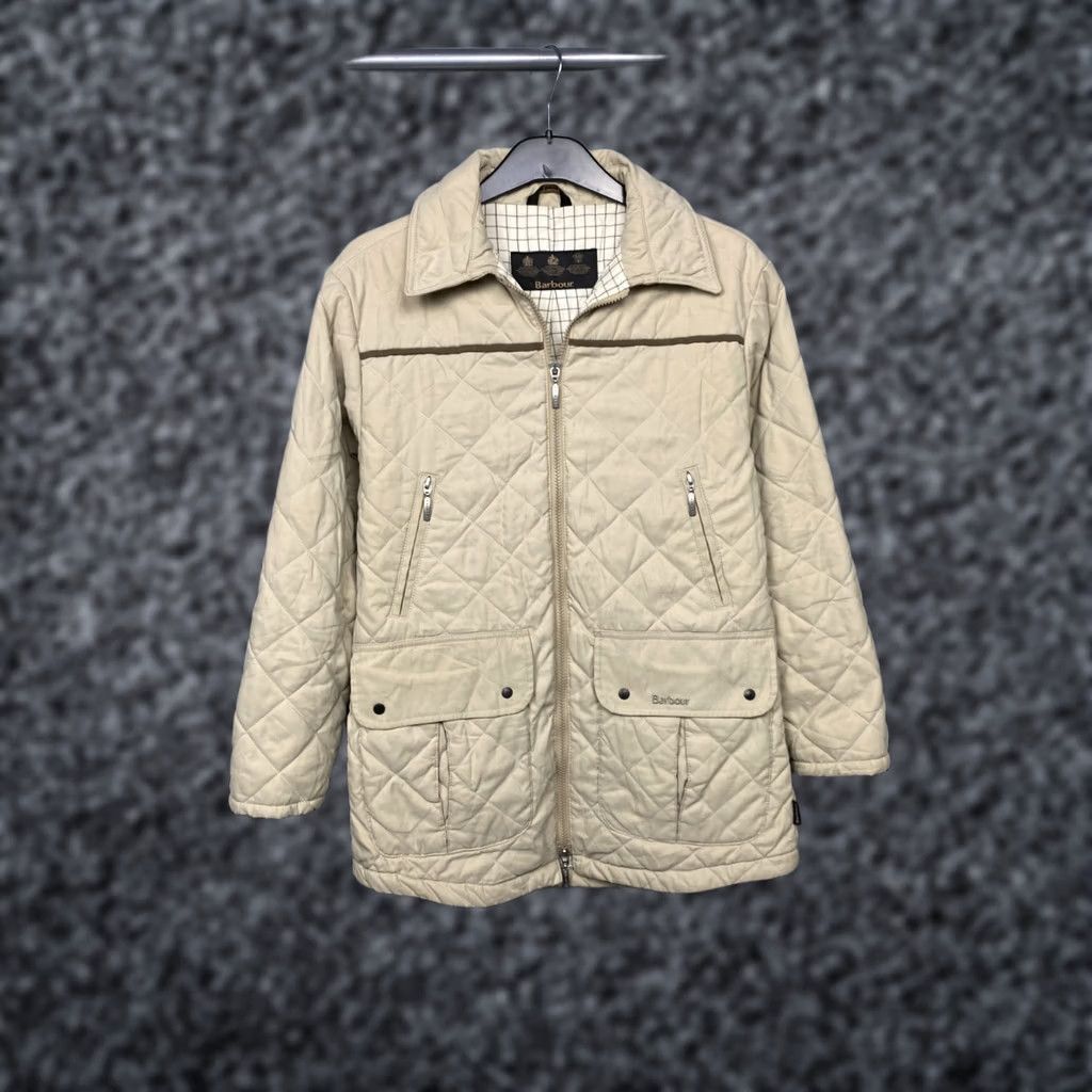 Barbour Barbour Womens Jacket Barbour Vintage Quilted Jacket Size US 8 Beige Size M / US 6-8 / IT 42-44 - 1 Thumbnail