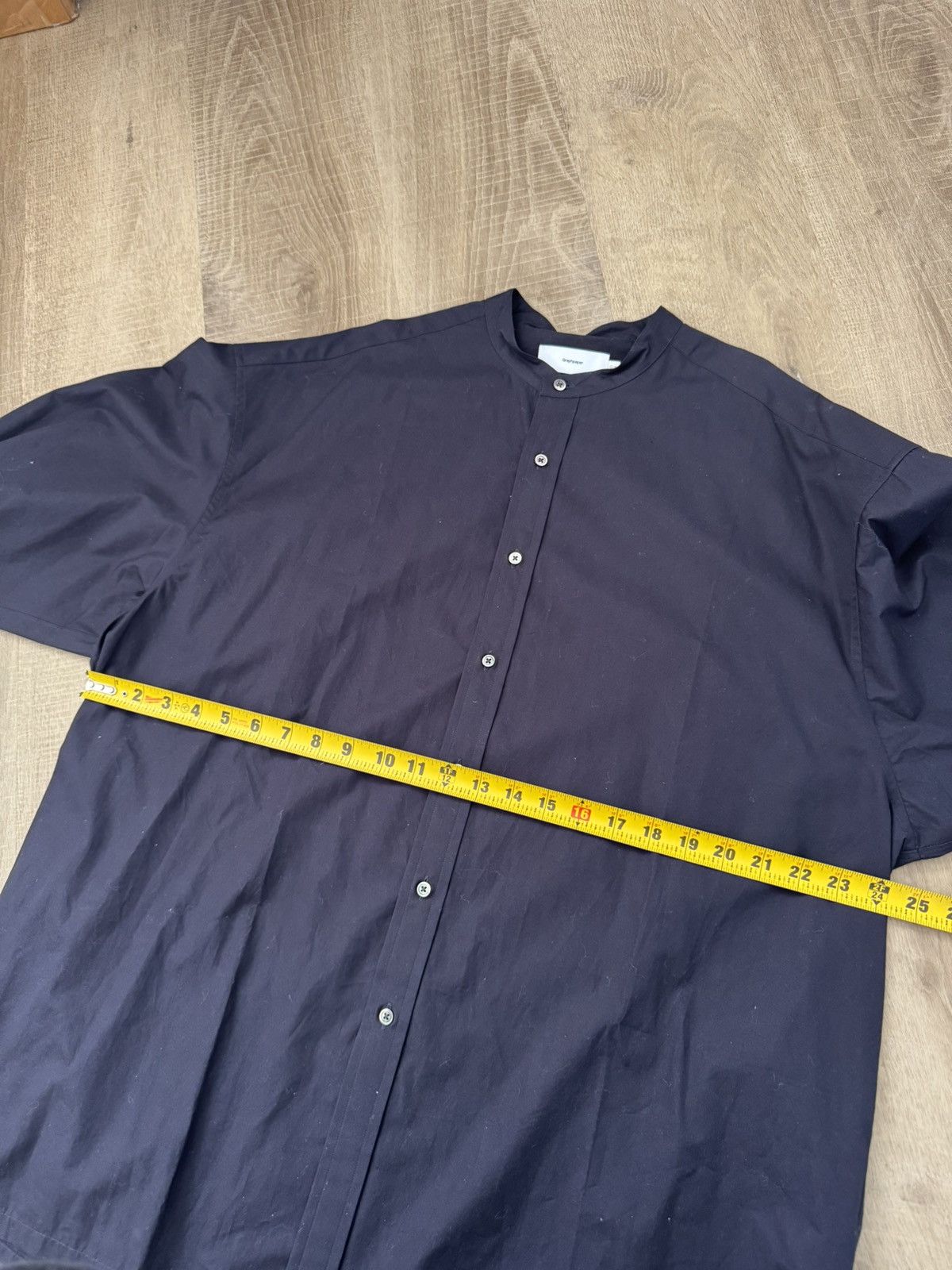 Graphpaper High Count Band Collar Round Cut Oversized Shirt Size US L / EU 52-54 / 3 - 13 Thumbnail