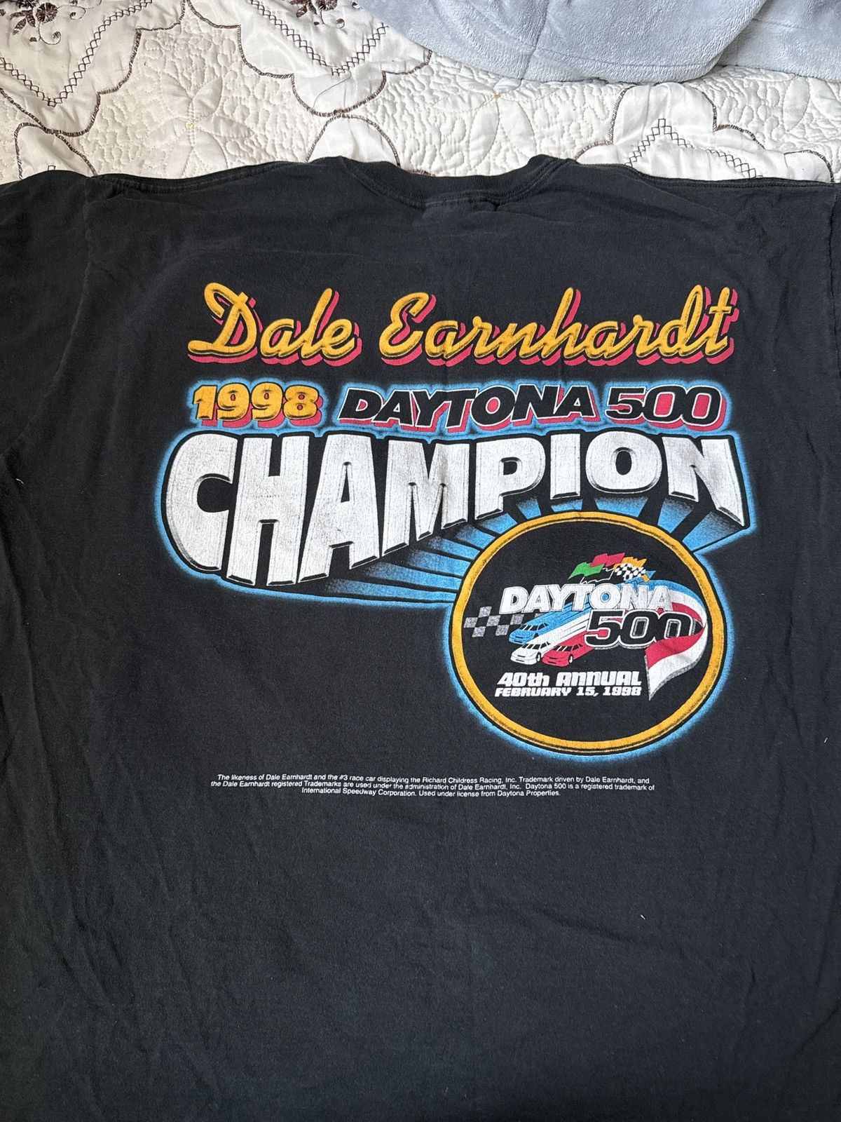 Vintage Dale Earnhardt 1998 Daytona 500 Champion Vintage Shirt Size US XL / EU 56 / 4 - 1 Thumbnail