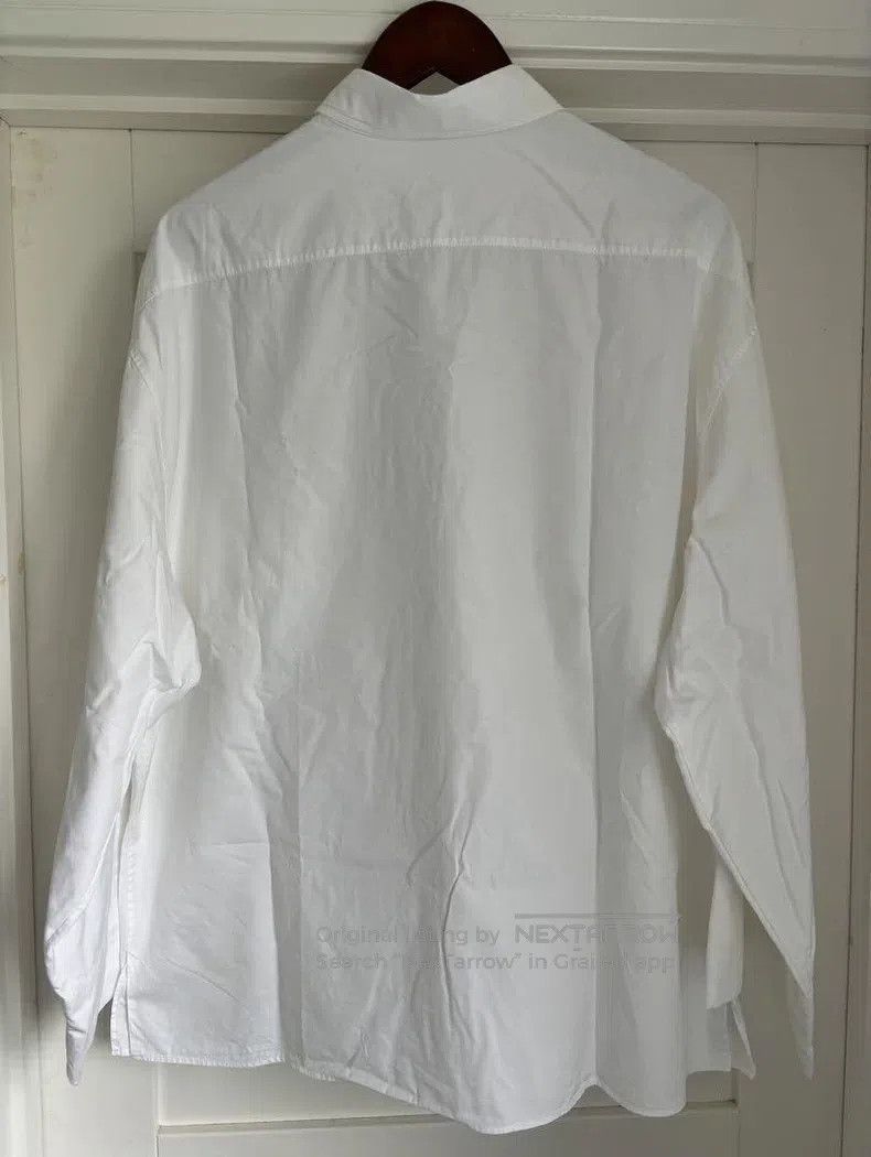 Hermes Hermes White Shirt with Large Sleeves Size US M / EU 48-50 / 2 - 2 Thumbnail
