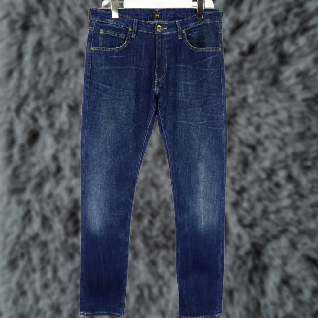 Lee LEE Luke Jeans Slim Fit Zip Fly Stretch Whiskers Blue W32/L32 Mens Jeans Clothing惜 Size US 32 / EU 48 - 1 Thumbnail