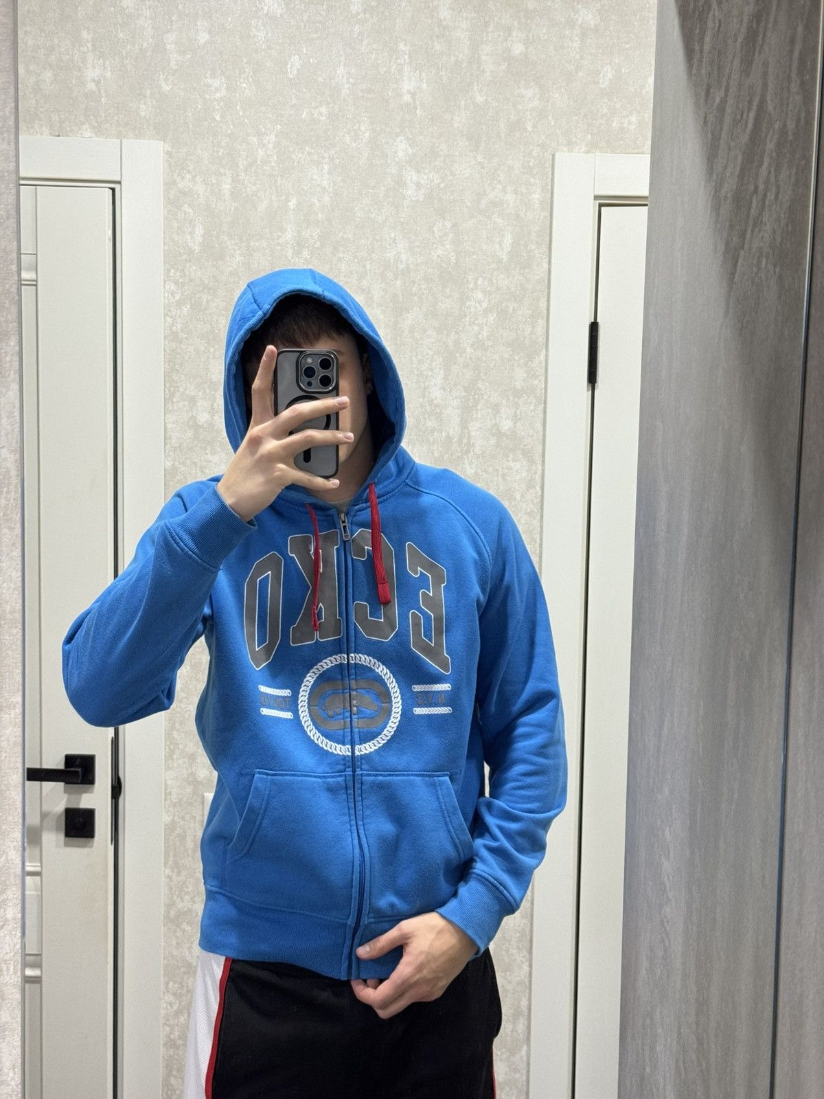 Ecko Unltd. Vintage ECKO UNLTD. Blue Zip Hoodie Size L Big Logo Skate Size US L / EU 52-54 / 3 - 8 Thumbnail