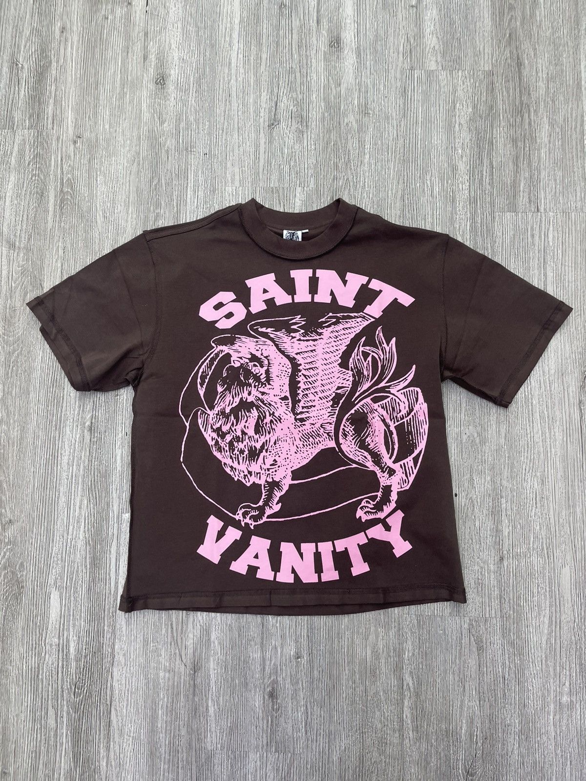 Saint Vanity Saint Vanity tee ( brown/pink) Size US S / EU 44-46 / 1 - 1 Thumbnail