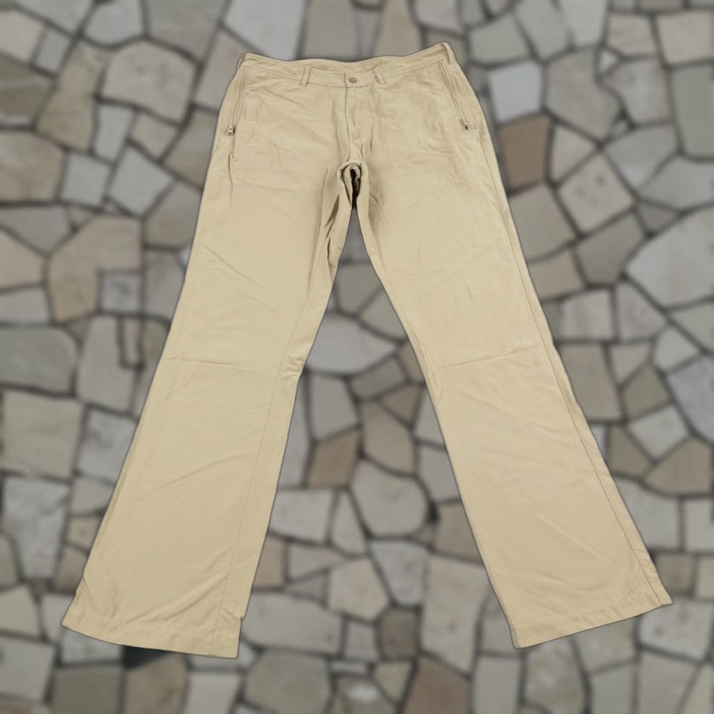 Vintage VINTAGE Clothing Arts P^cubed Mens Pants 34 Khaki Beige Chino Travel Casual Workwear Nylon Straight Size US 34 / EU 50 - 1 Thumbnail