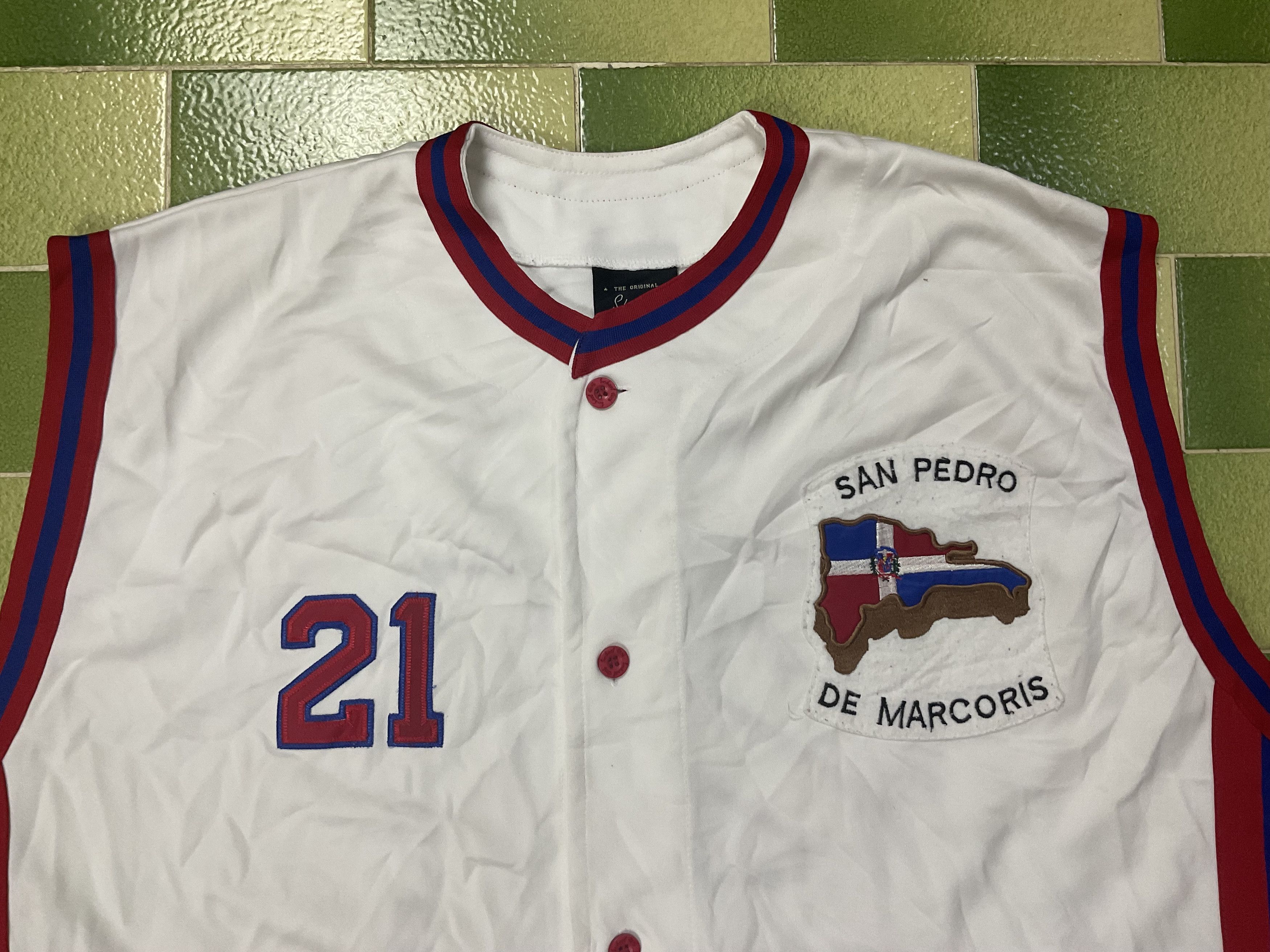 MLB Vintage Sammy Sosa Sleeveless Baseball Jersey 1995-96 3XL Size US XXL / EU 58 / 5 - 3 Thumbnail