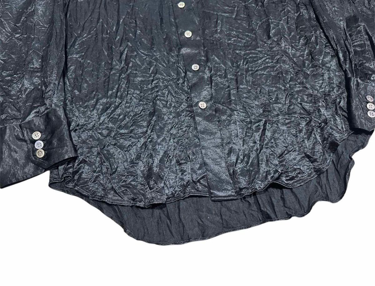 If Six Was Nine × Japanese Brand 🔥Sick Y2K Comme Ca Du Mode Men Shirt Black Sheer Size US L / EU 52-54 / 3 - 5 Thumbnail