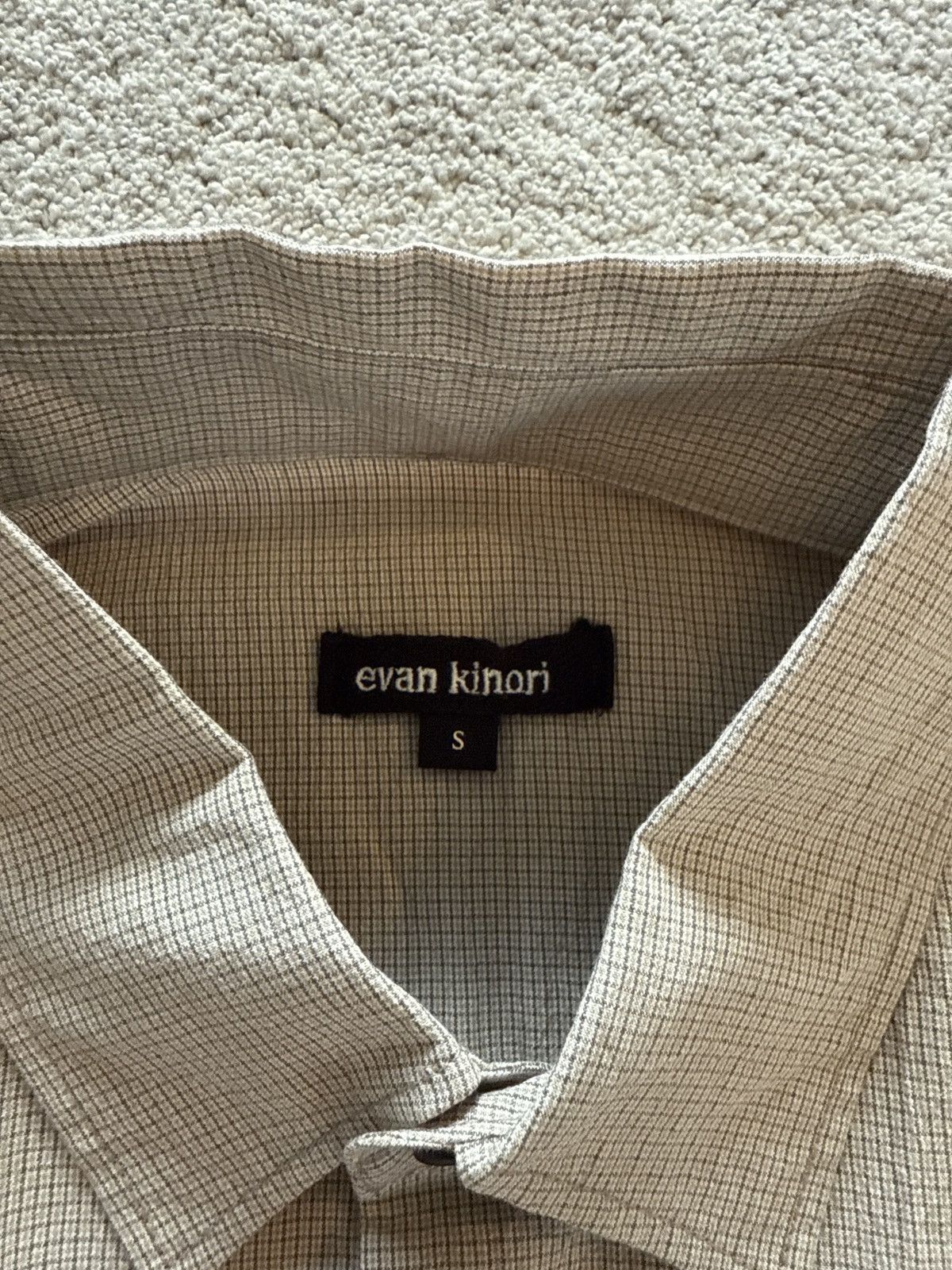 Evan Kinori Grid cloth big shirt Size US S / EU 44-46 / 1 - 2 Thumbnail