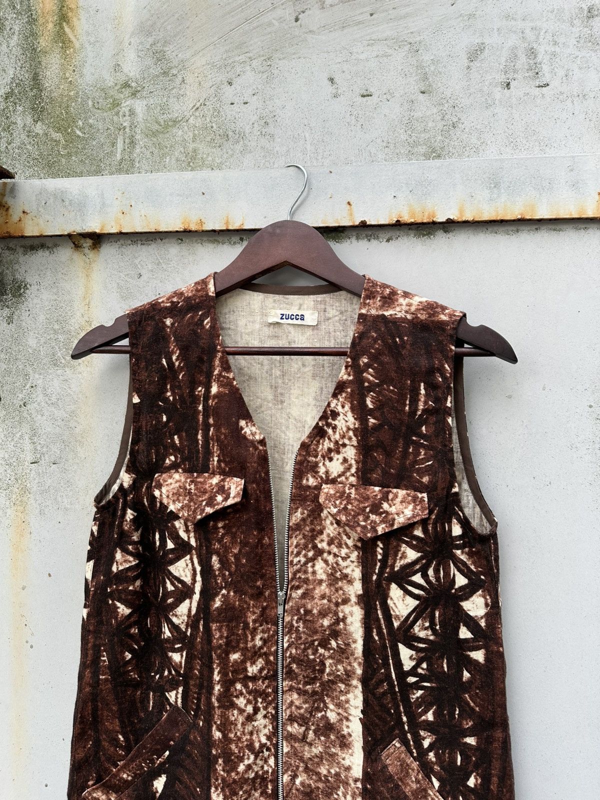 CABANE de ZUCCa 👹Cabane De Zucca By Issey Miyake Art Tee Long Vests Size US S / EU 44-46 / 1 - 4 Thumbnail